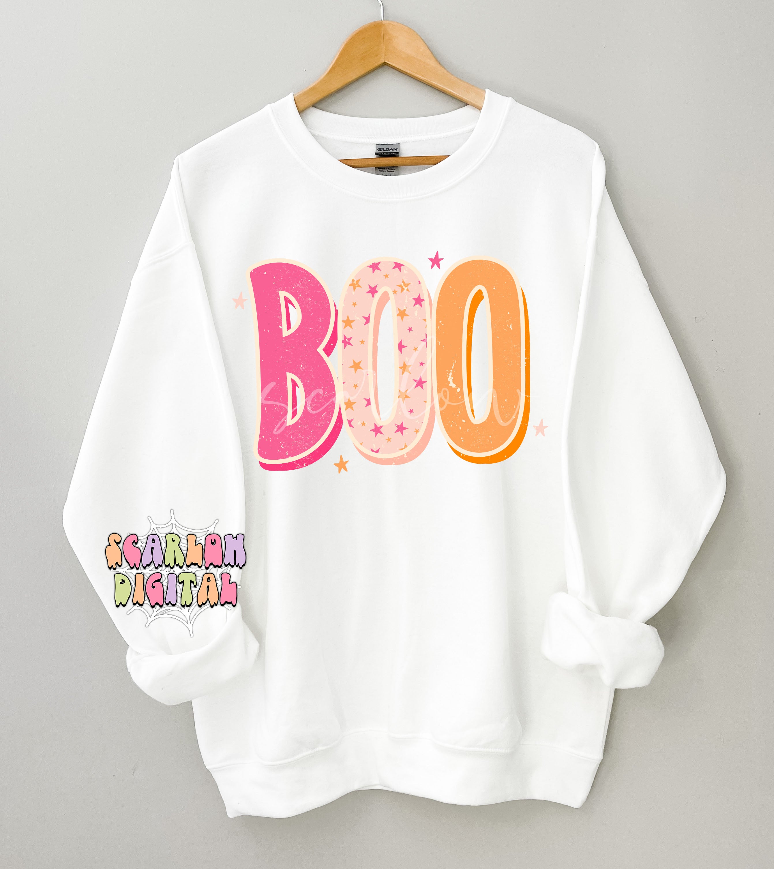 Boo PNG-Halloween Sublimation Digital Design Download-girl halloween png, preppy png, spooky season png, fall png, little girl png designs 3