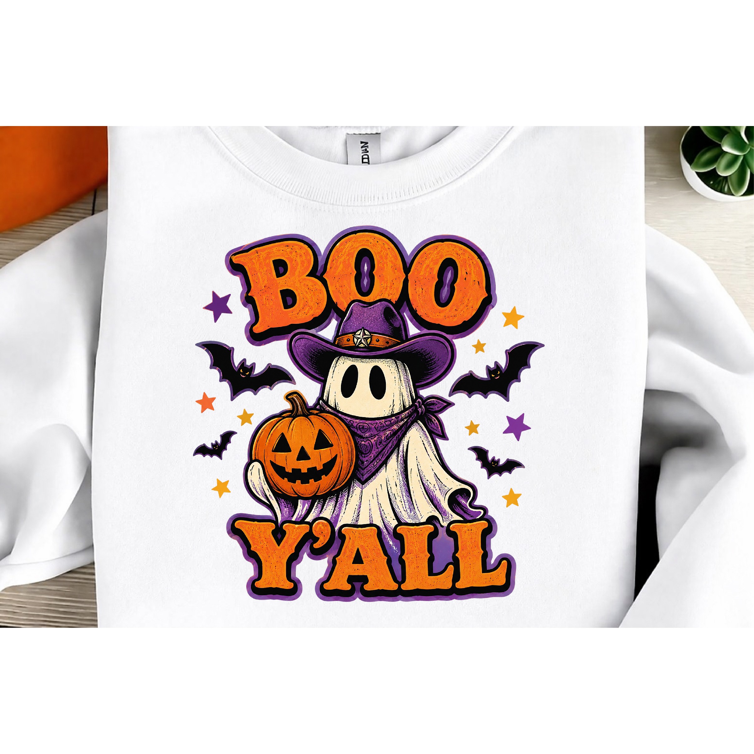 Boo Yall Halloween Sublimation Design