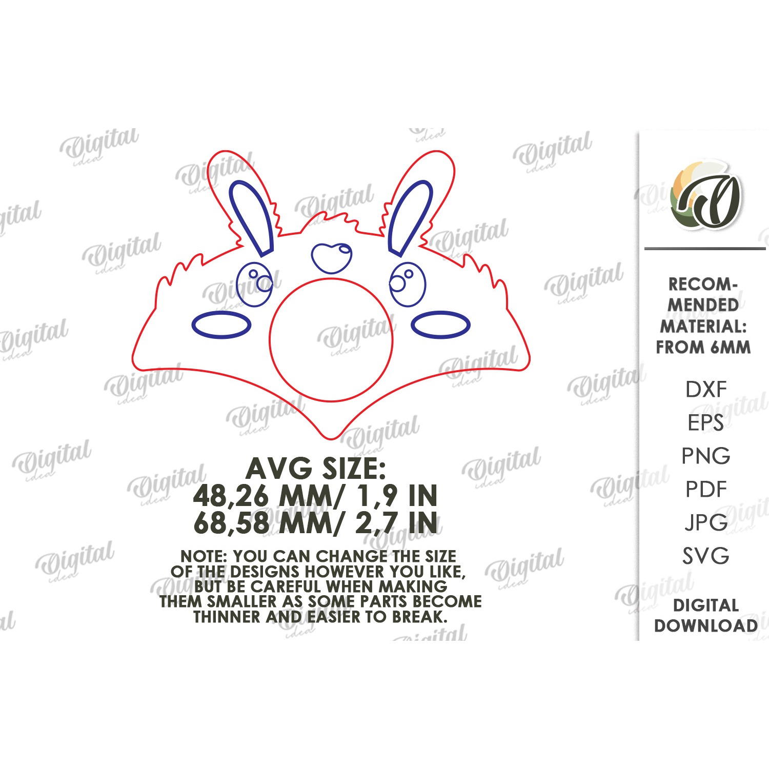 Book Page Holder Laser Cut. Book Buddy. Bunny SVG 2