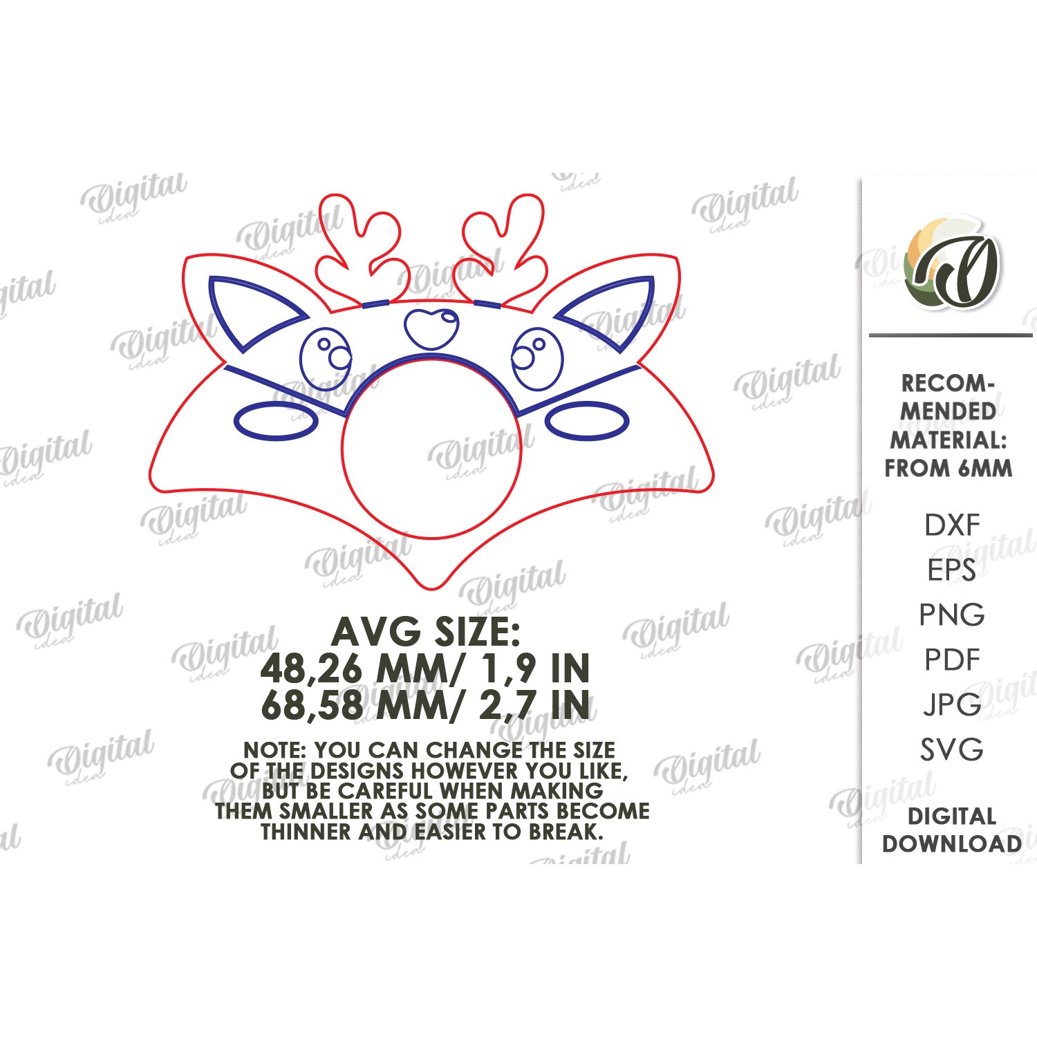 Book Page Holder Laser Cut. Book Buddy. Deer SVG 2