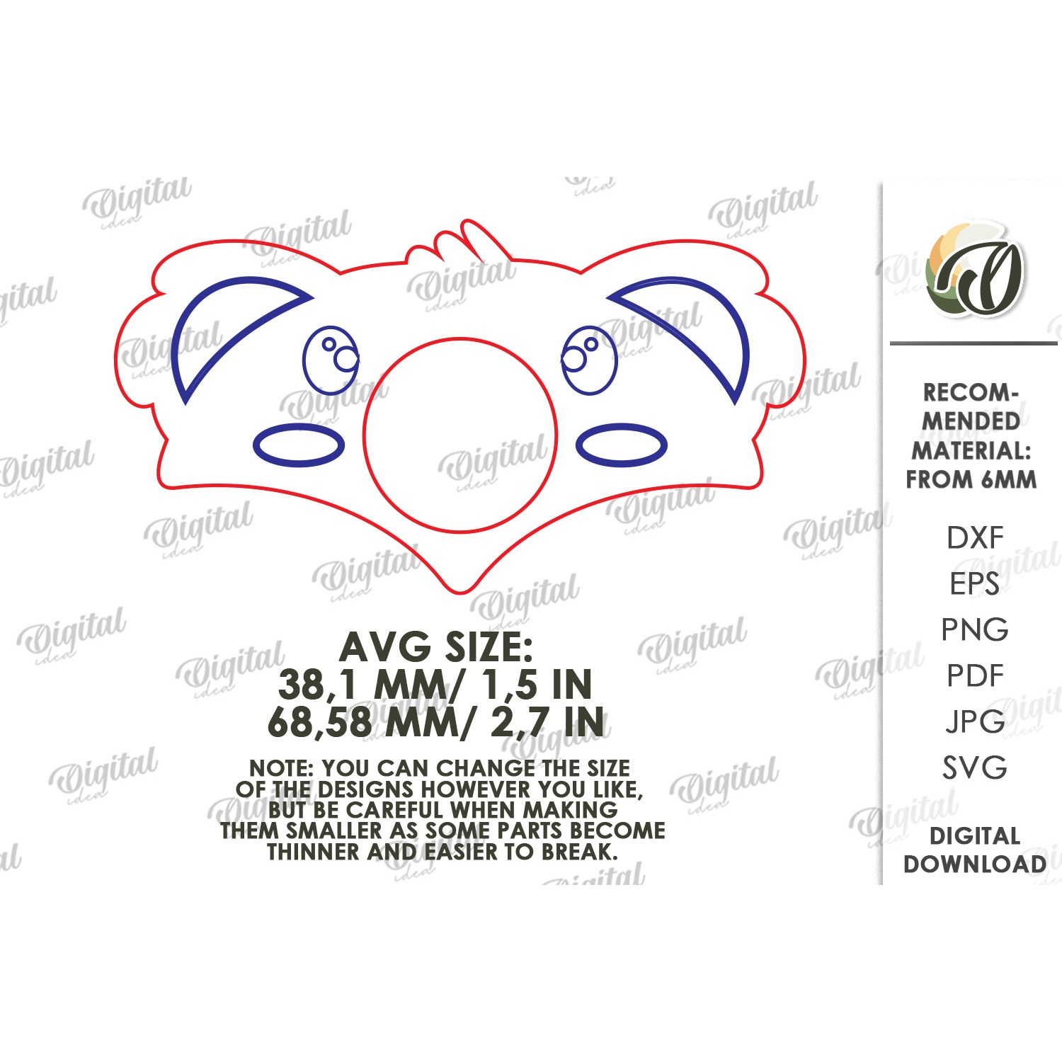 Book Page Holder Laser Cut. Book Buddy. Koala SVG 2