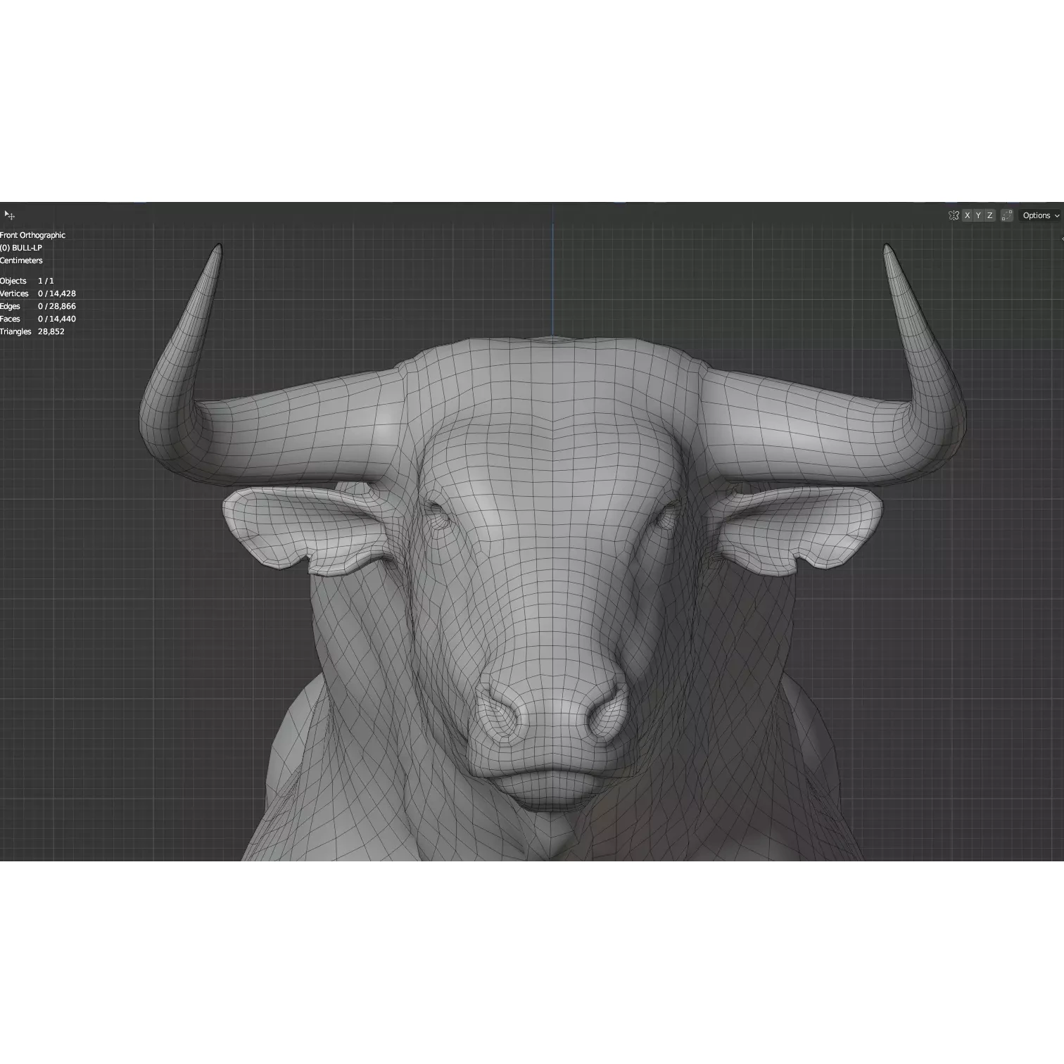 Bull rigged and animated Free low-poly 3D model 6