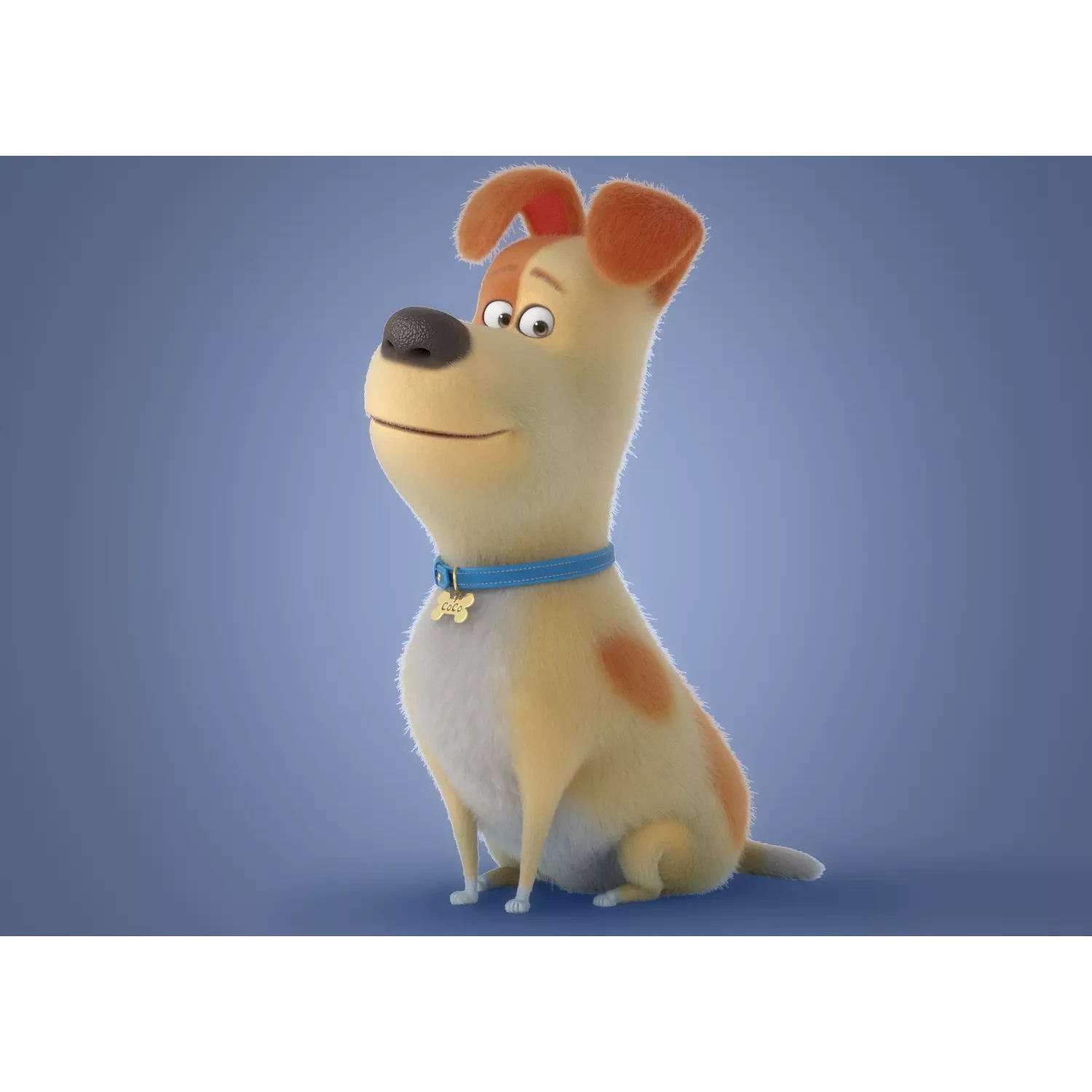 Cartoon Dog Rigged 3D model