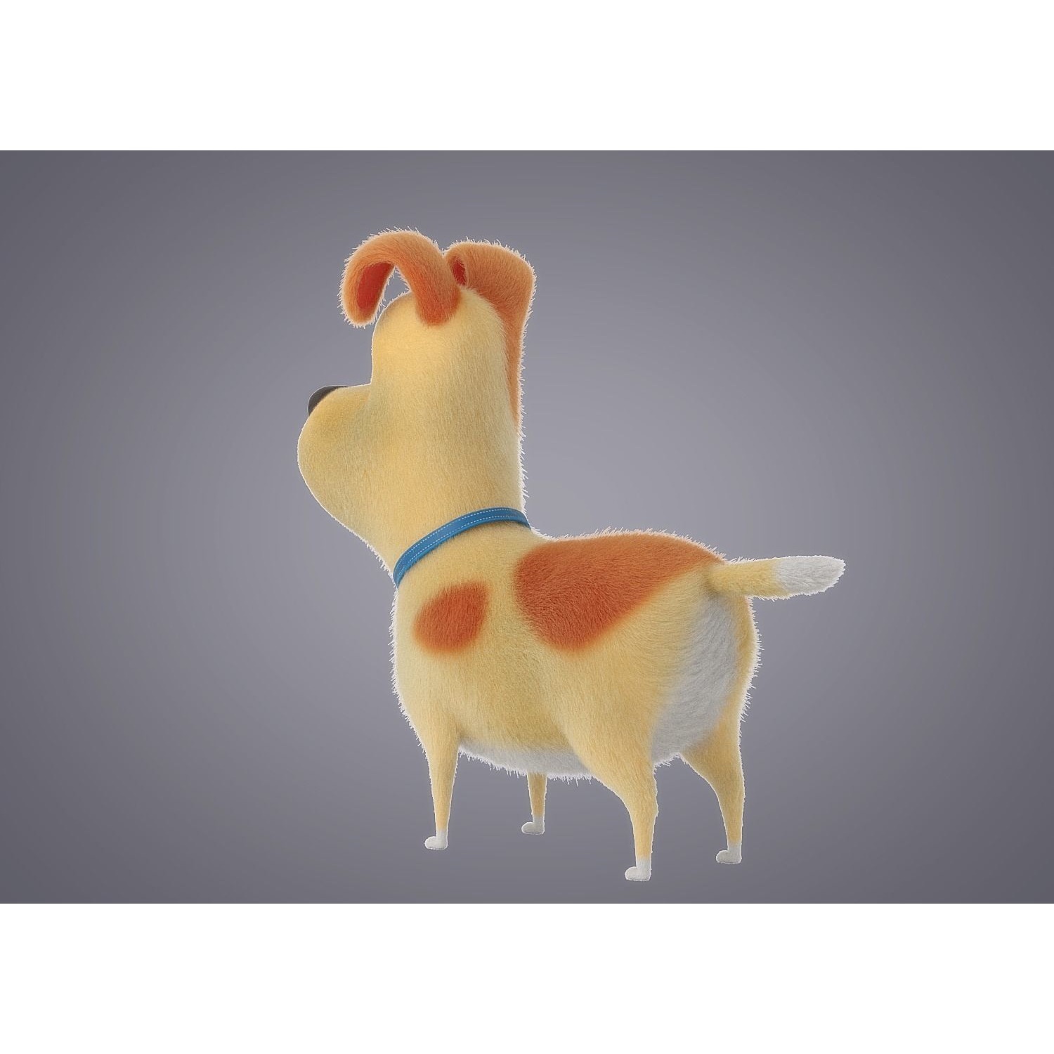 Cartoon Dog Rigged 3D model 8