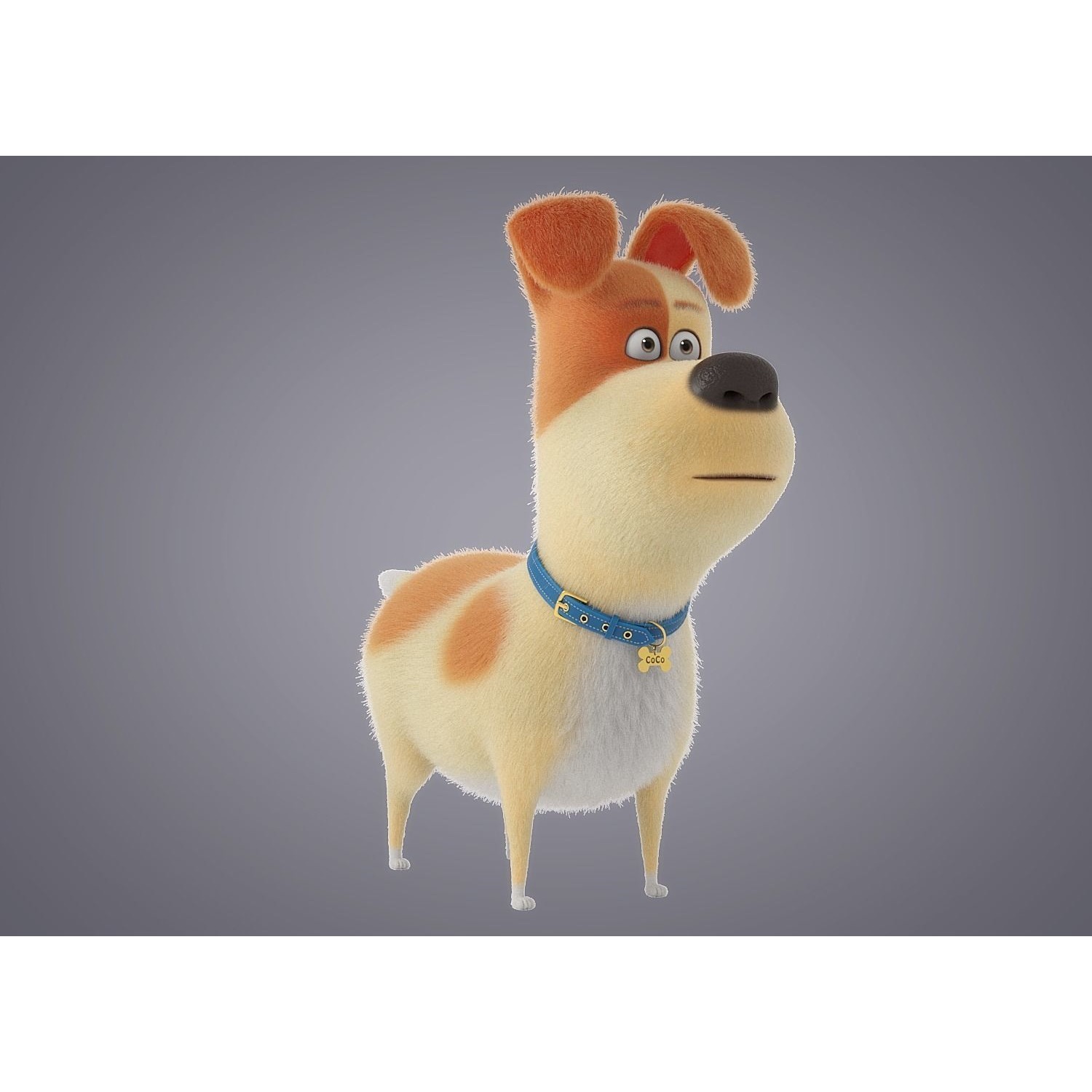 Cartoon Dog Rigged 3D model 9