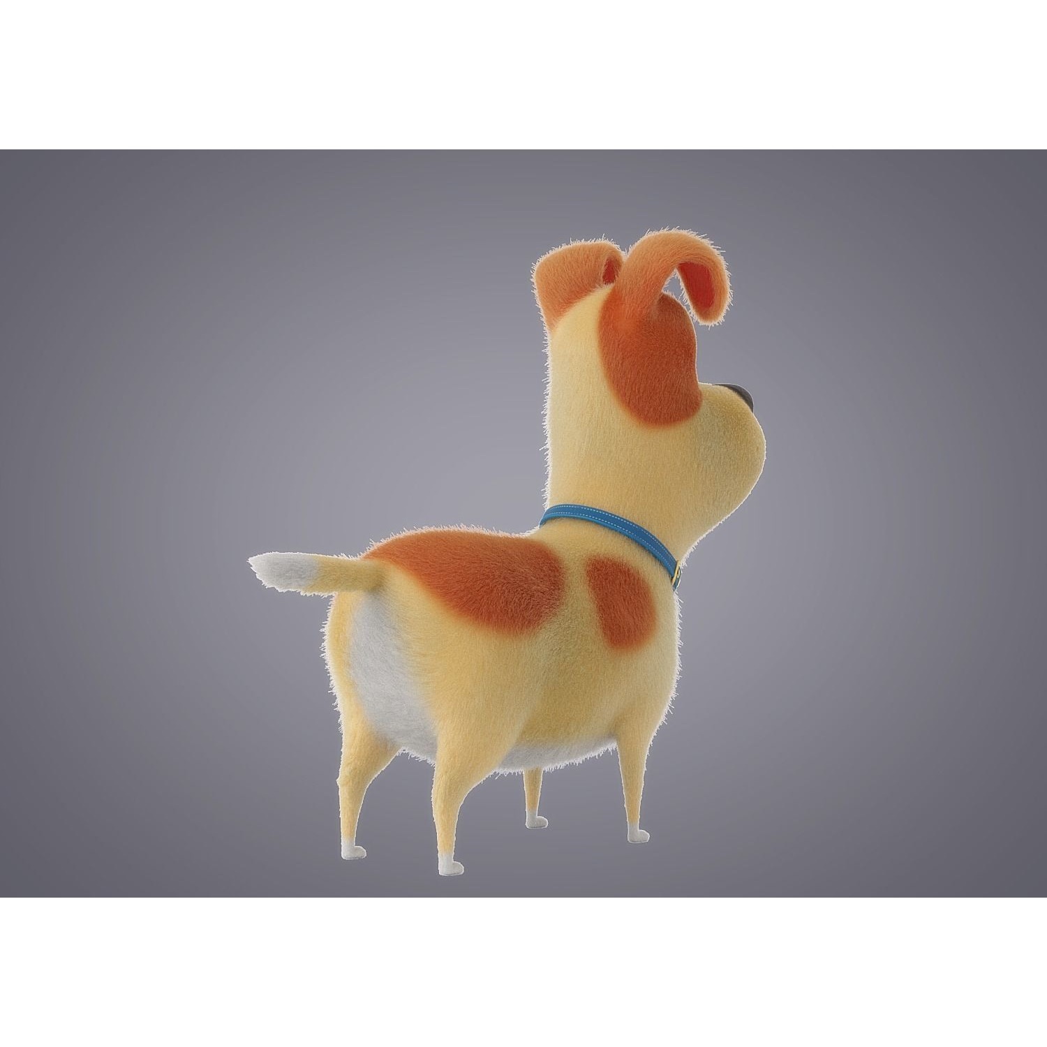 Cartoon Dog Rigged 3D model 10