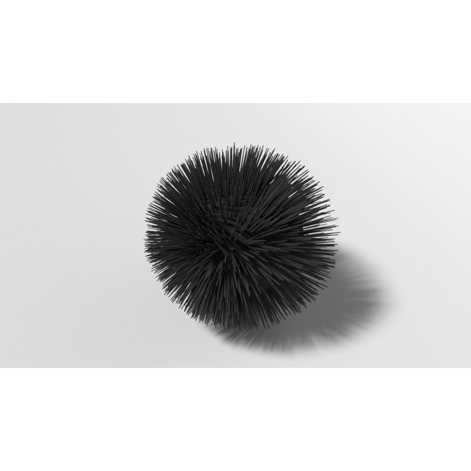 Cartoon Sea Urchin Free 3D model 4