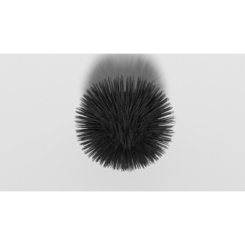 Cartoon Sea Urchin Free 3D model 9