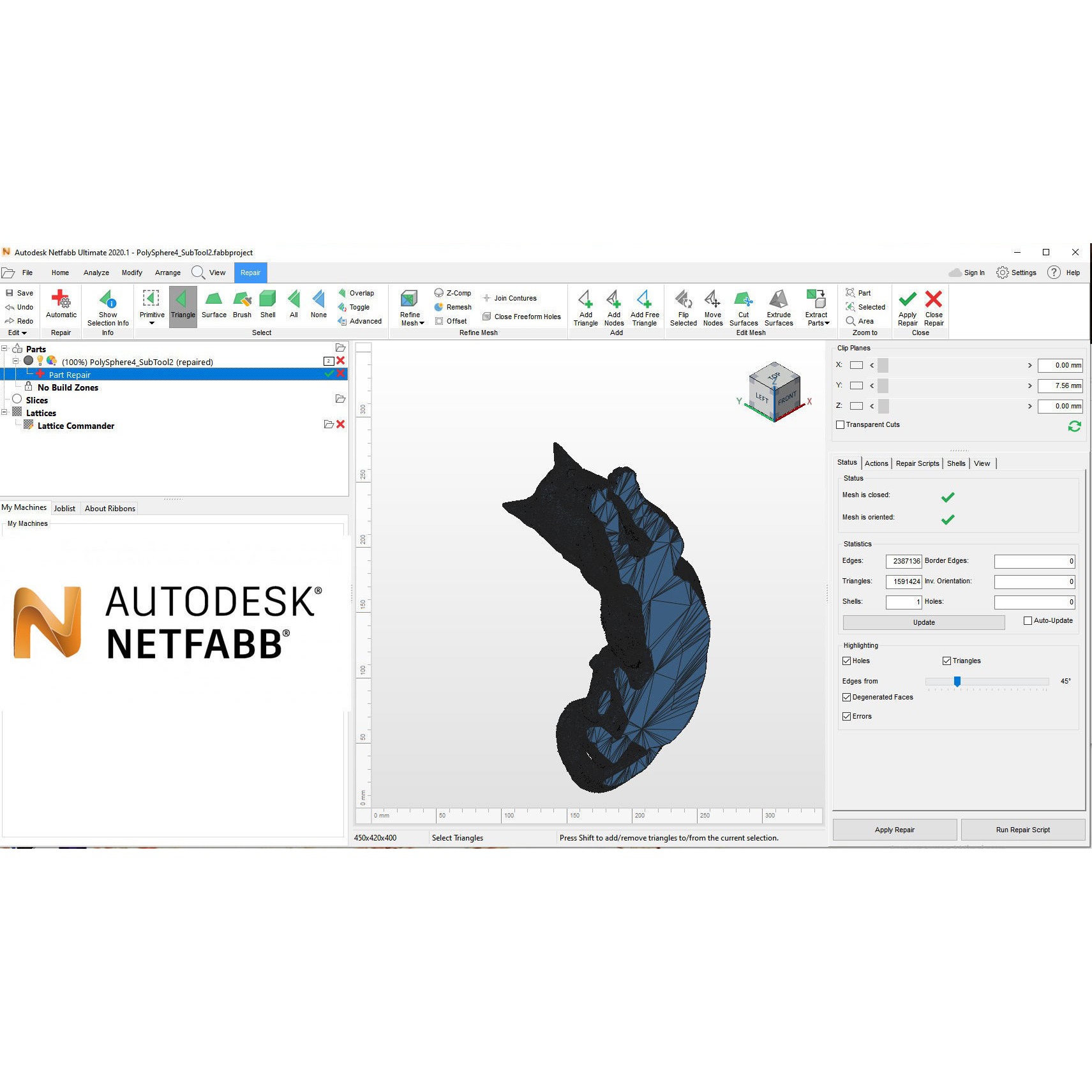 Cat for 3d printing 3D print model 9