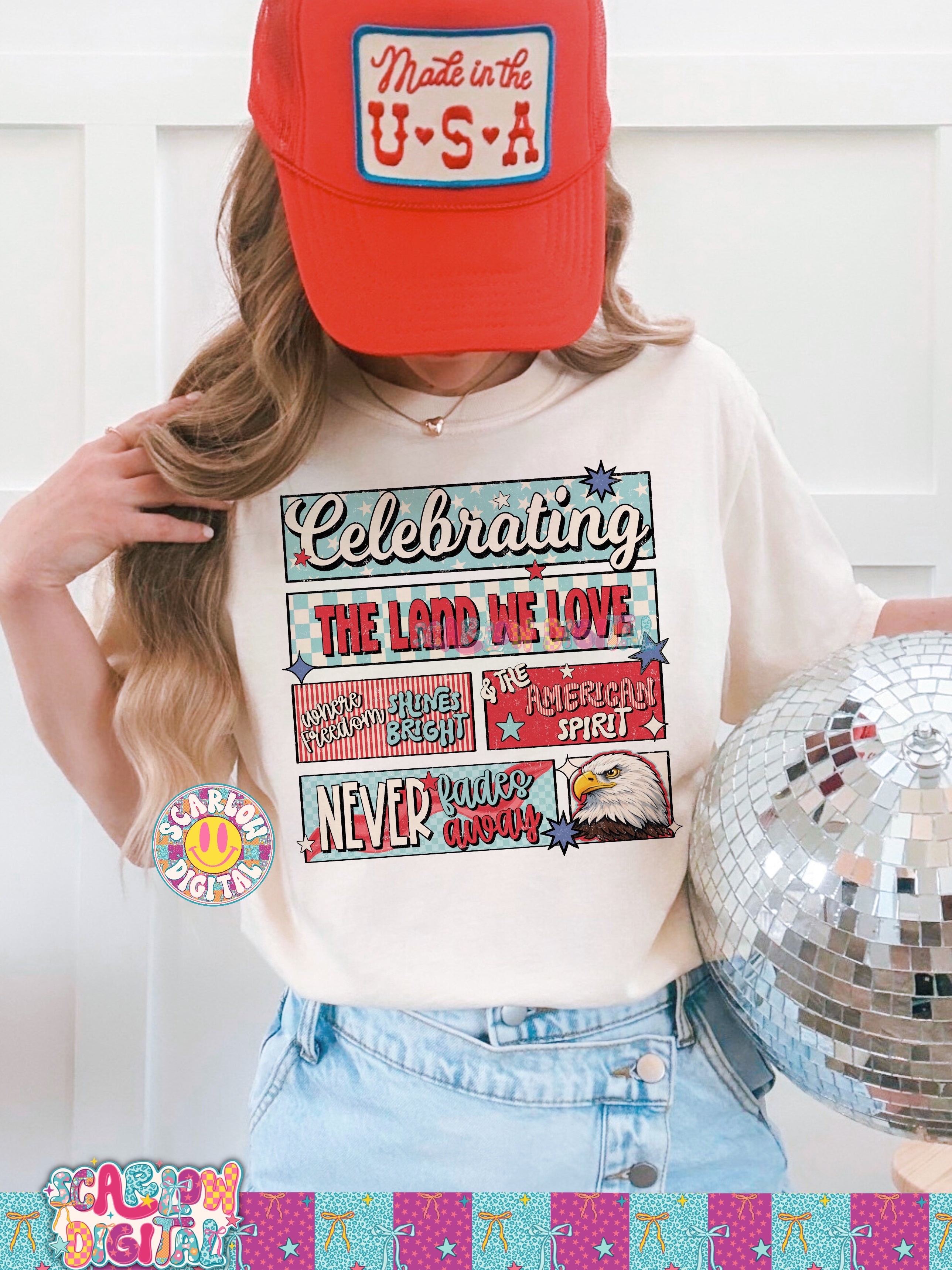 Celebrating the Land We Love PNG Digital Design 2