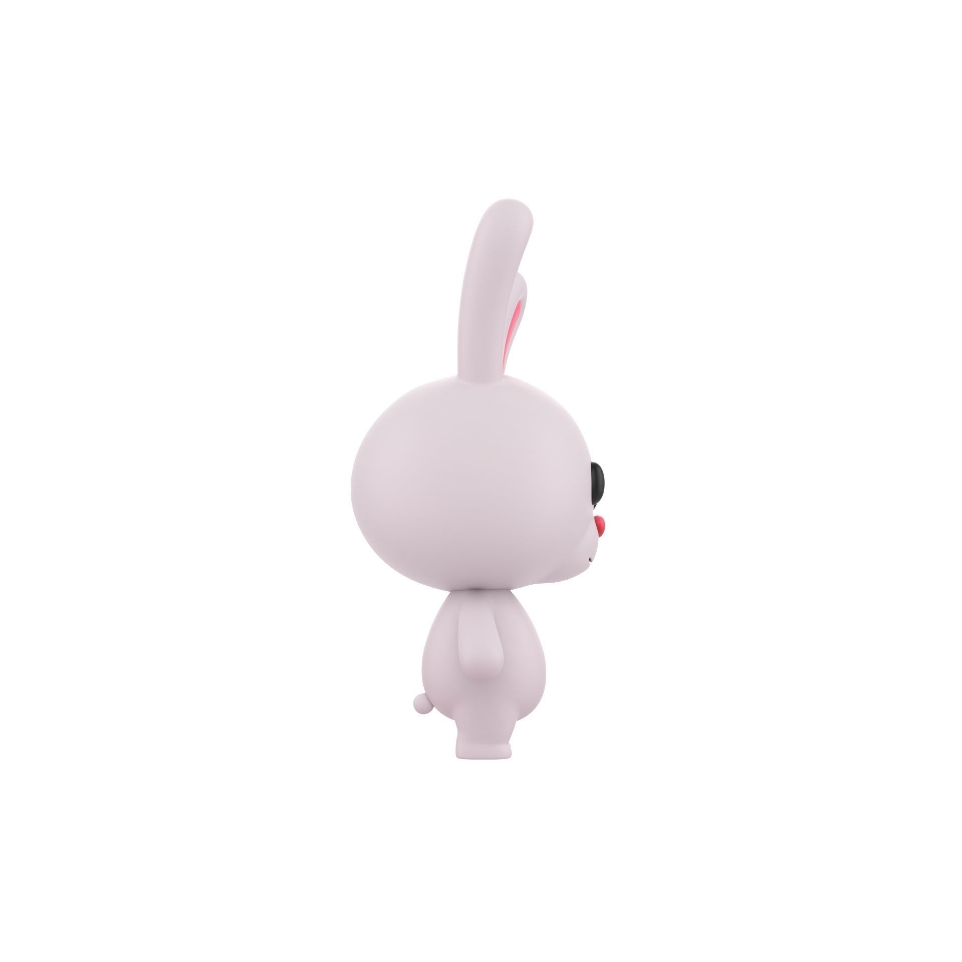 Character055 Rigged Rabbit 3D model 6