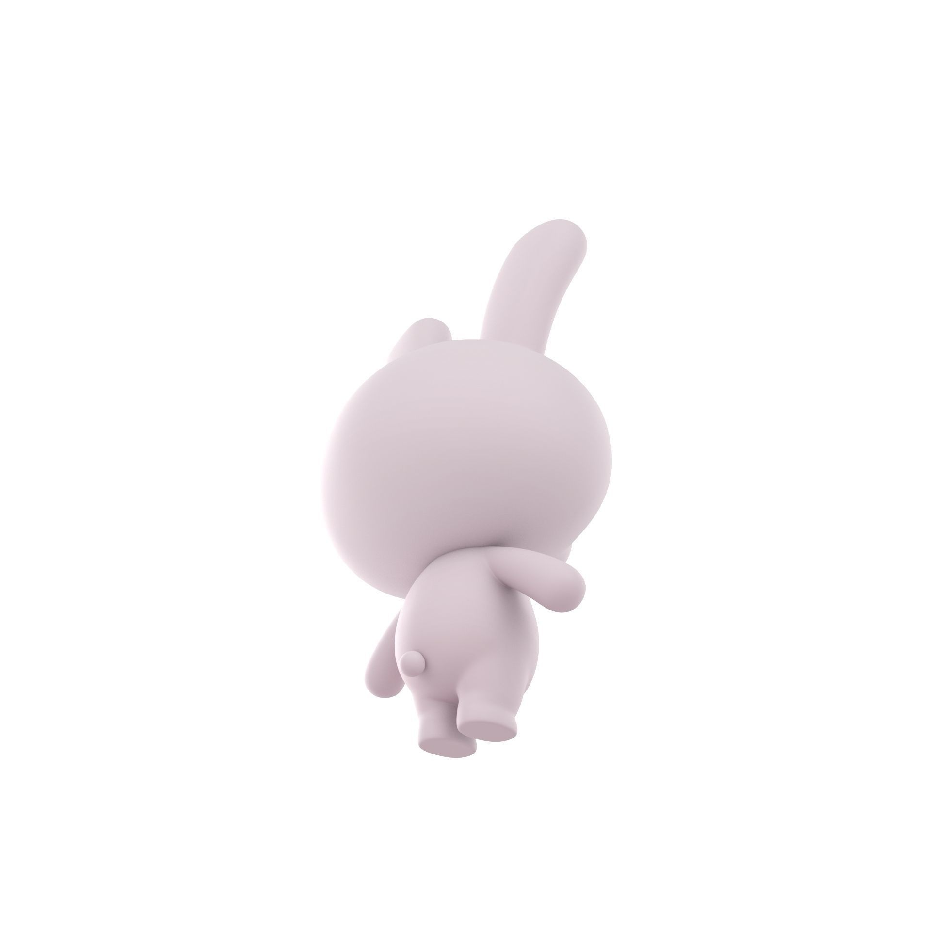 Character055 Rigged Rabbit 3D model 7