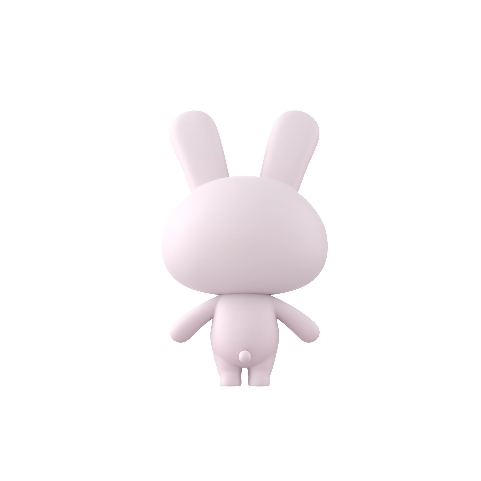 Character055 Rigged Rabbit 3D model 8