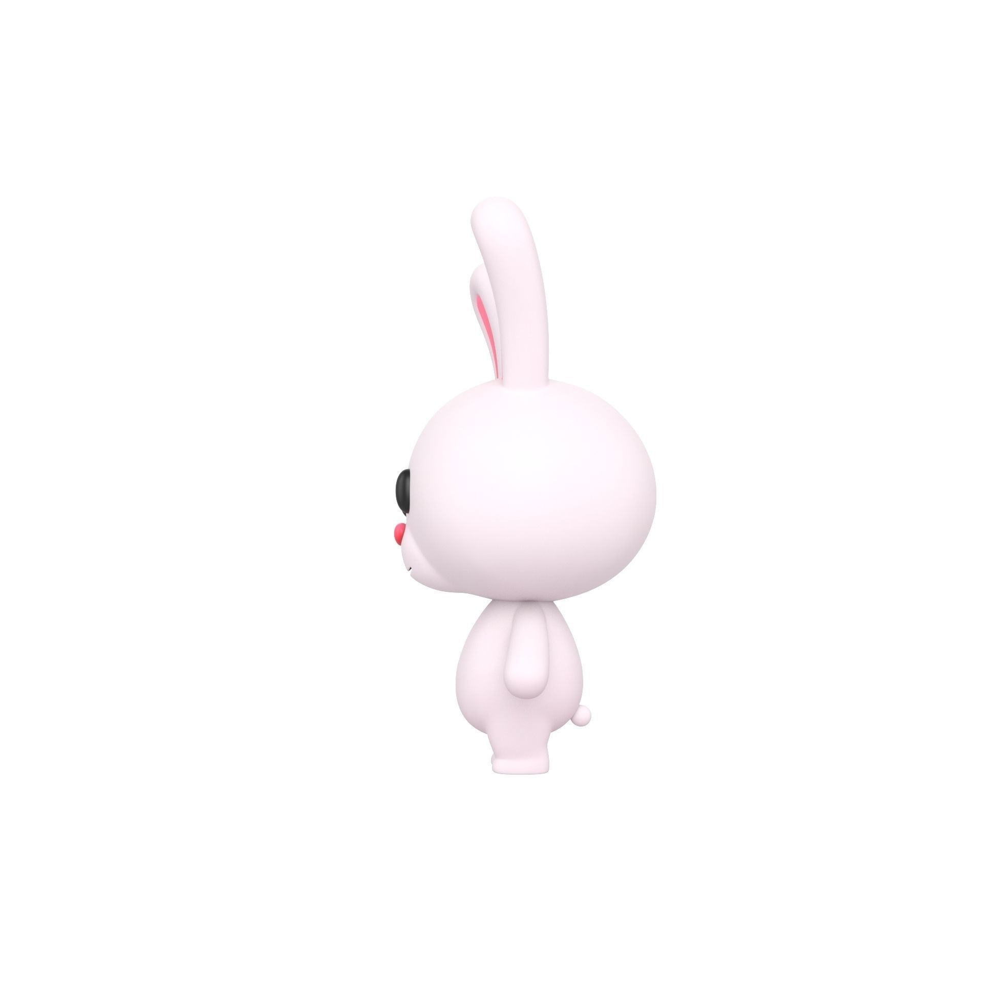 Character055 Rigged Rabbit 3D model 10