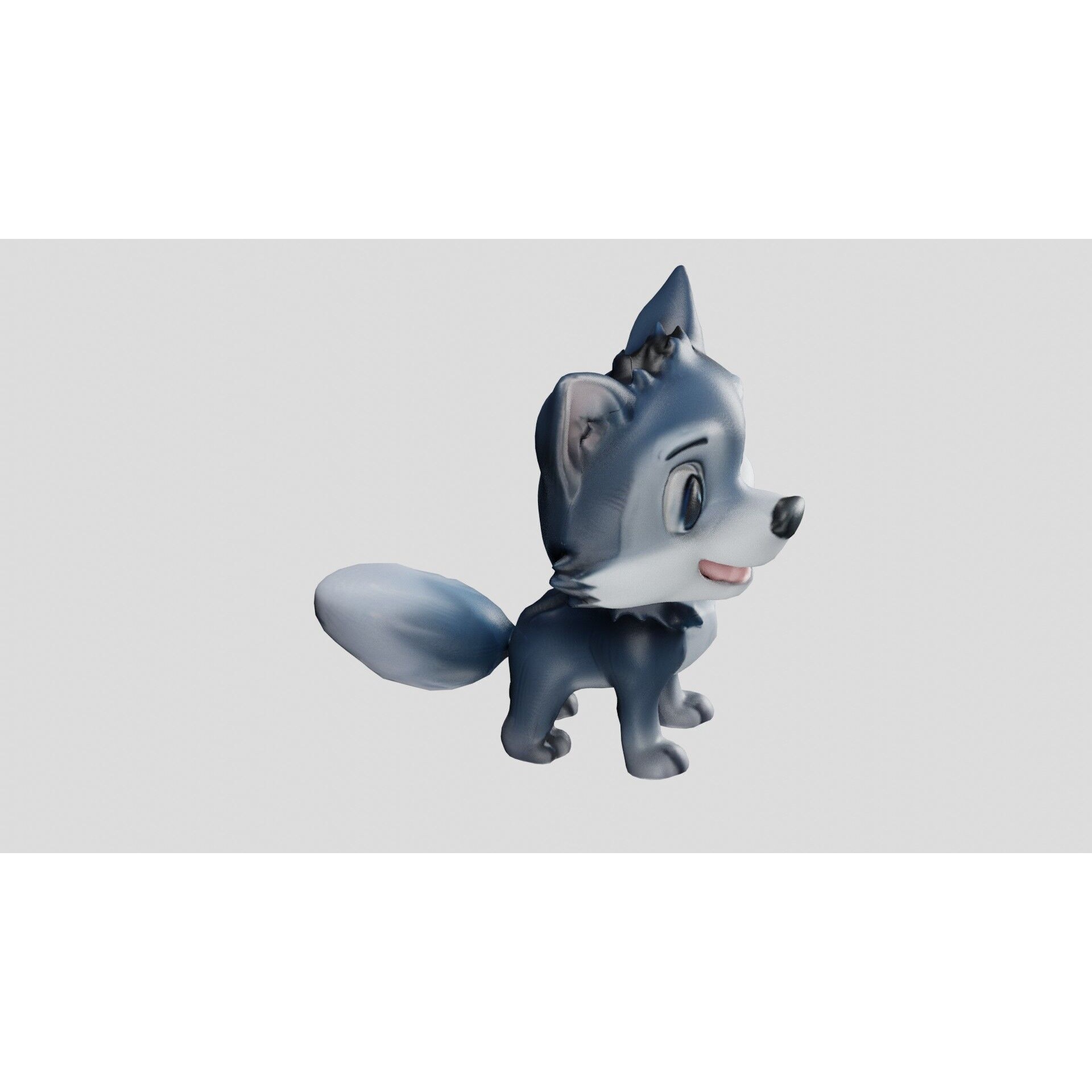 Cheeky Cartoon Fox Game Ready Stylized 3D Character Free low-poly 3D model 2