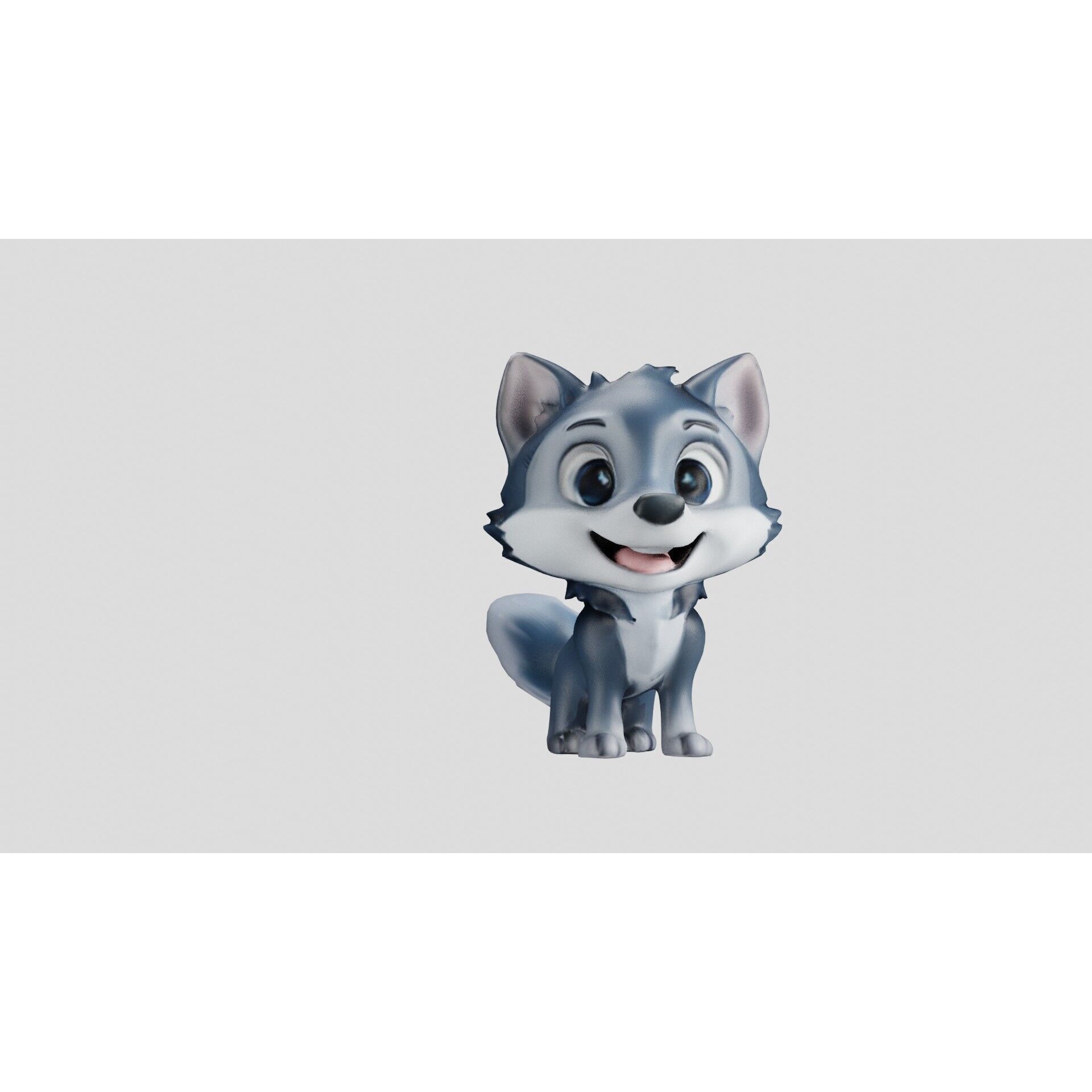 Cheeky Cartoon Fox Game Ready Stylized 3D Character Free low-poly 3D model 7