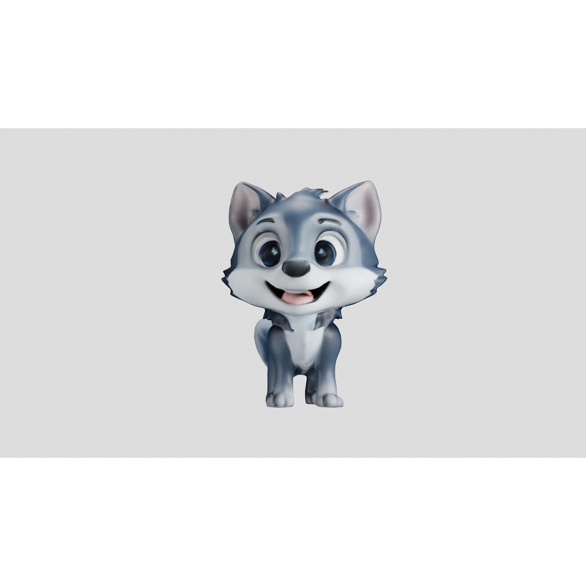 Cheeky Cartoon Fox Game Ready Stylized 3D Character Free low-poly 3D model 8