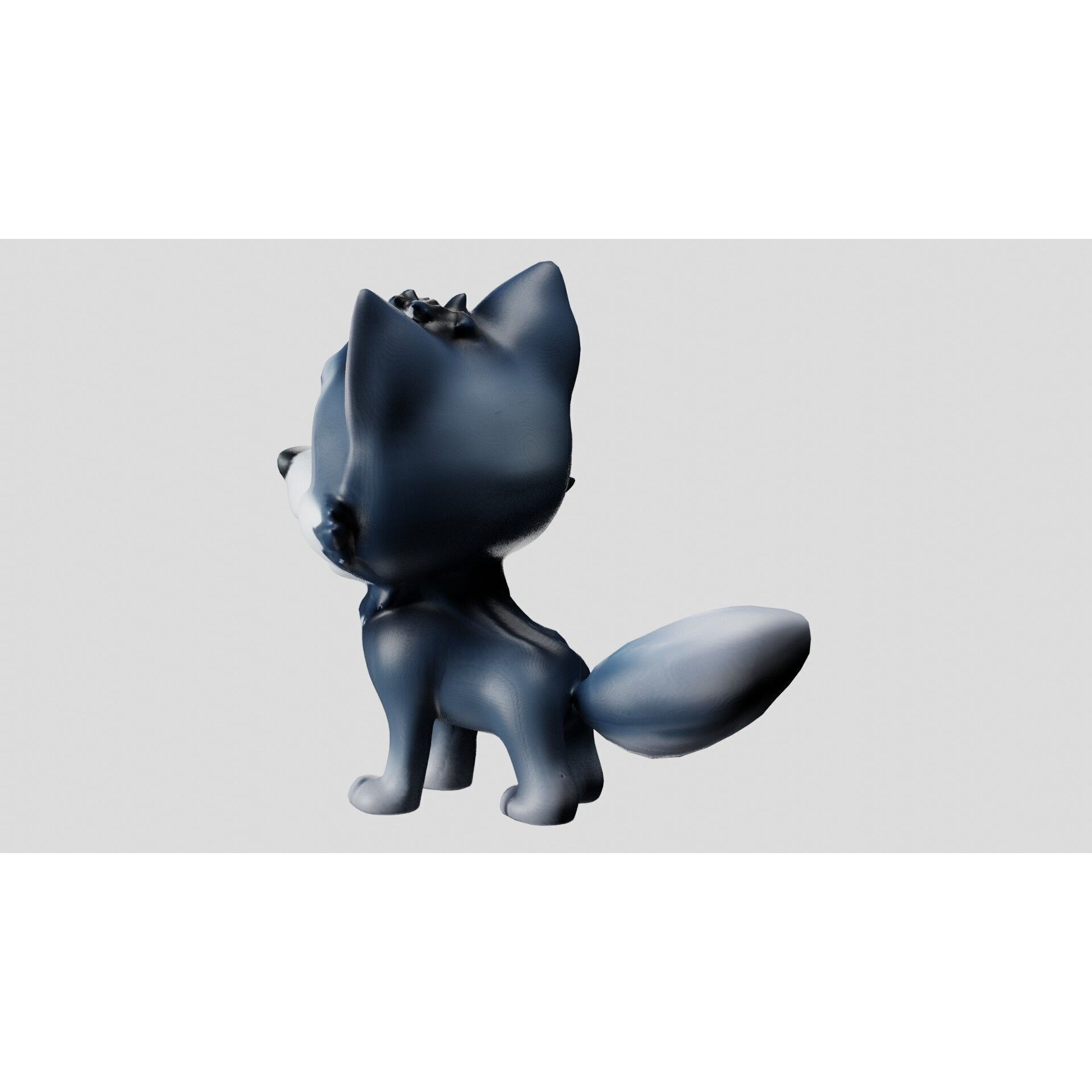 Cheeky Cartoon Fox Game Ready Stylized 3D Character Free low-poly 3D model 9