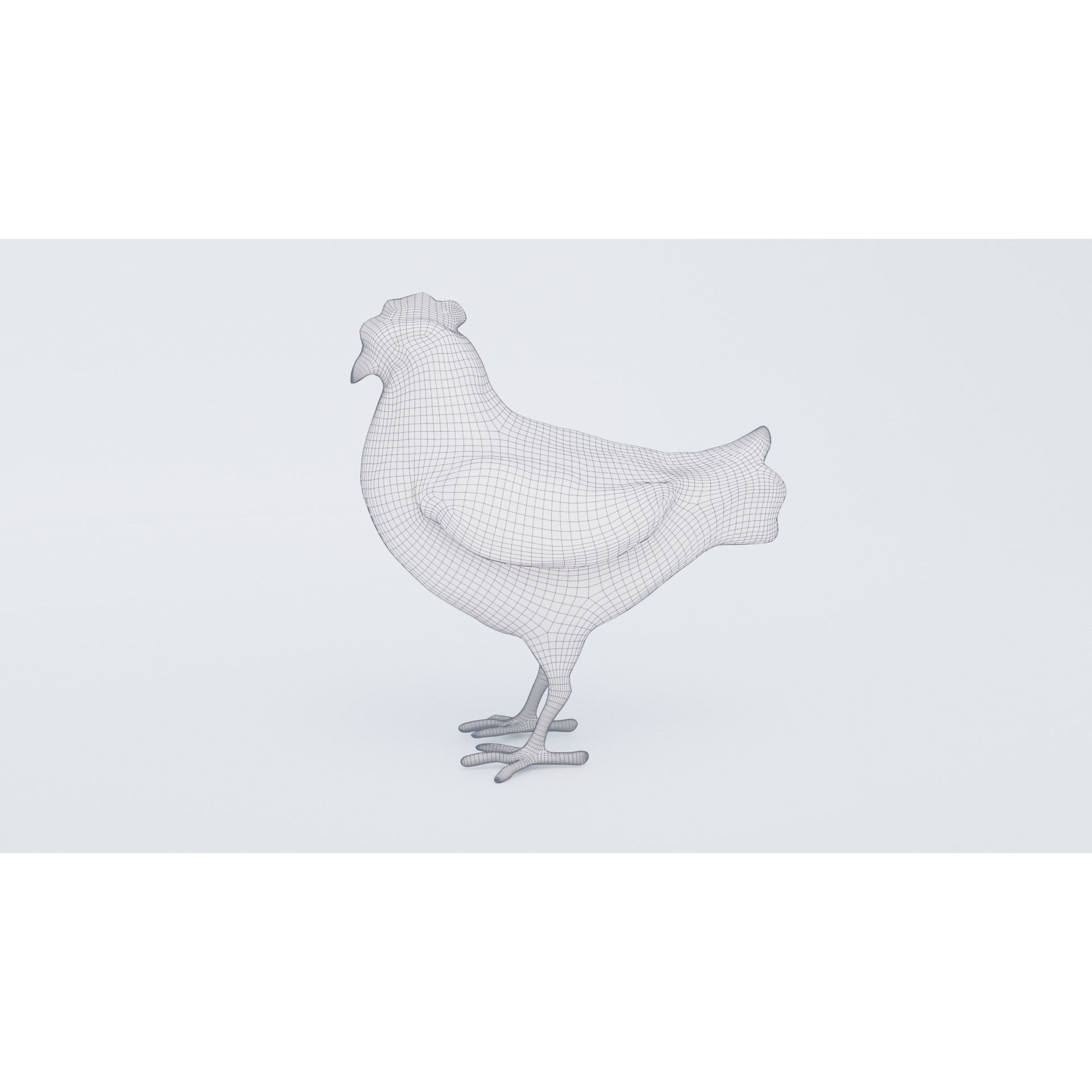 Chicken Free 3D model 7