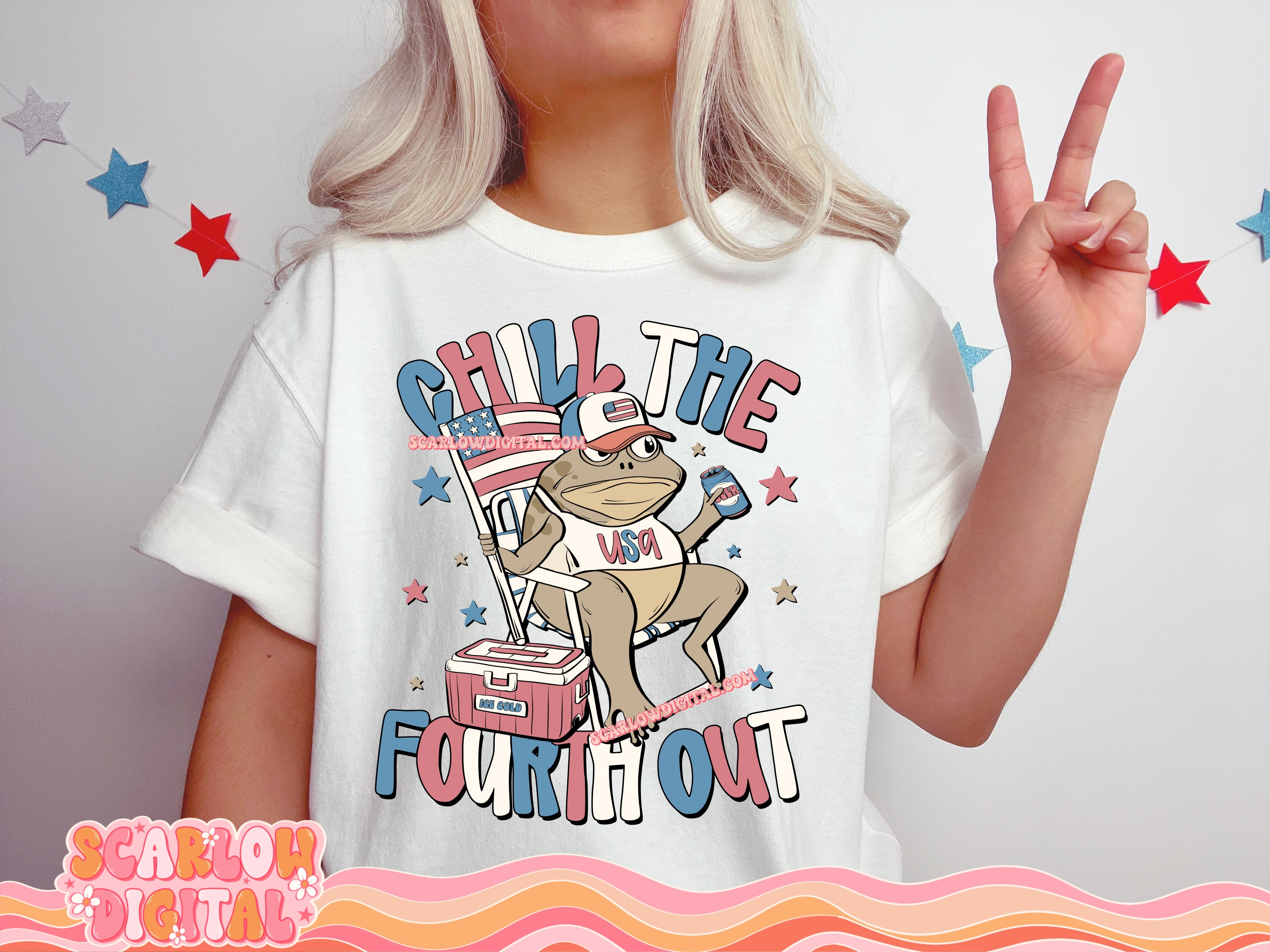 Chill the Fourth Out PNG Digital Design 2