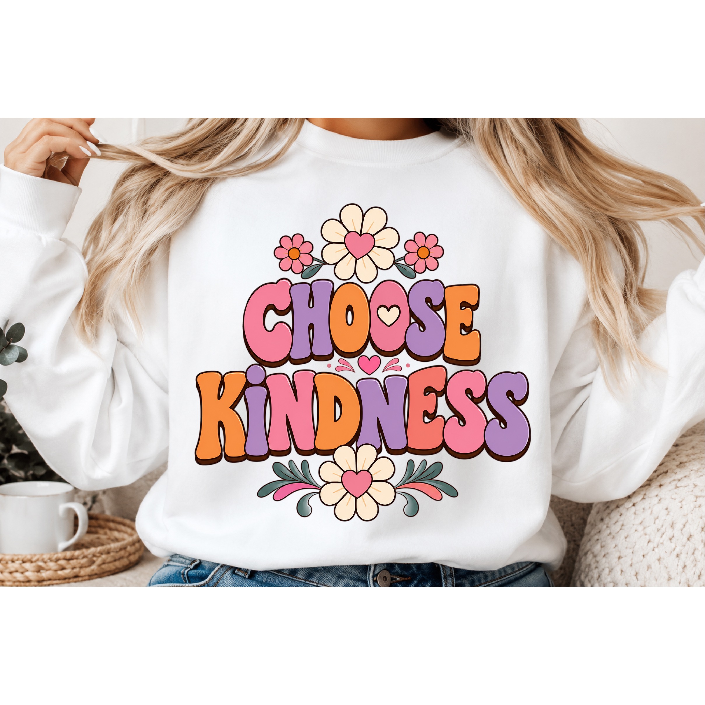 Choose Kindness Retro Back to School Png 2