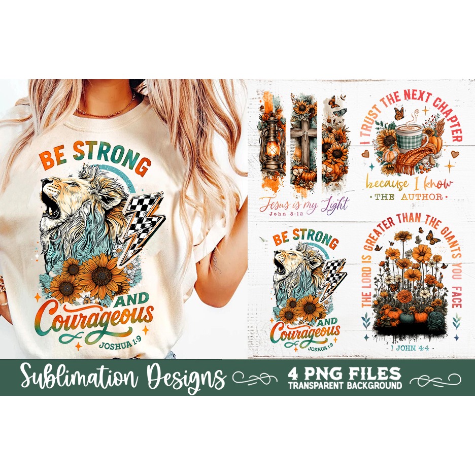 Christian Fall Inspirational 4 PNG Retro PNG Sublimation (4) 4