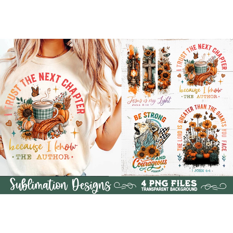 Christian Fall Inspirational 4 PNG Retro PNG Sublimation (4) 6
