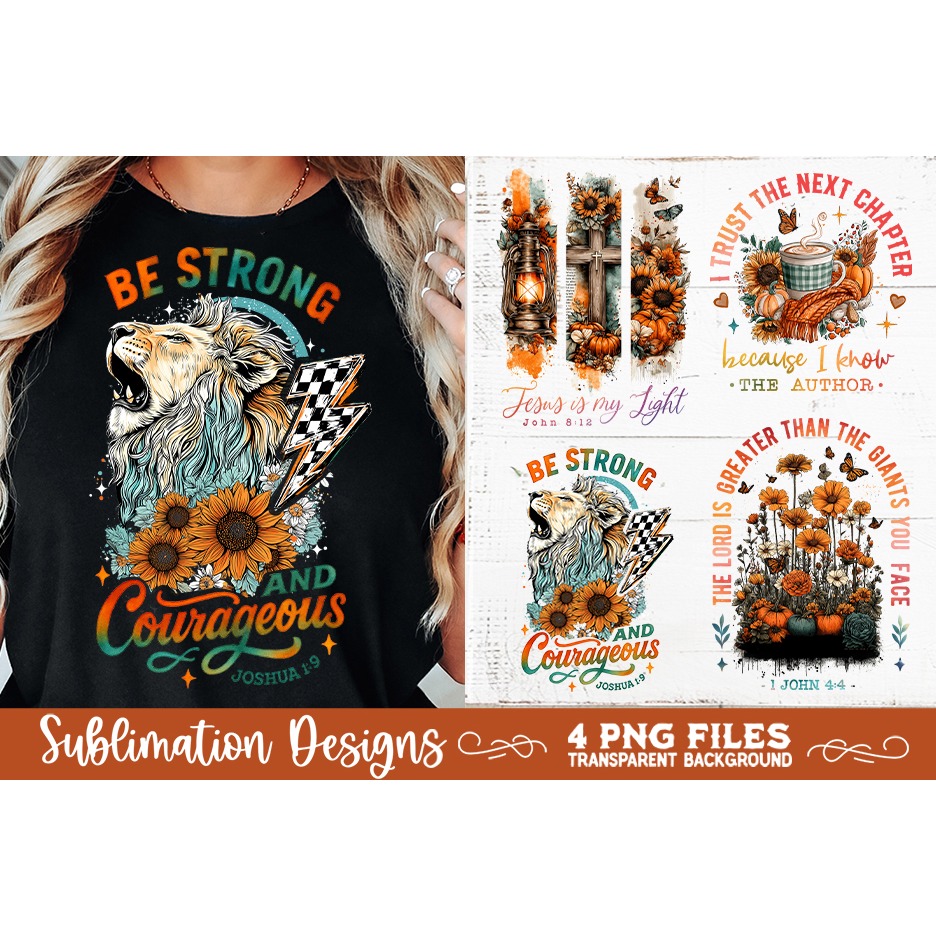Christian Fall Inspirational 4 PNG Retro PNG Sublimation (4) 9