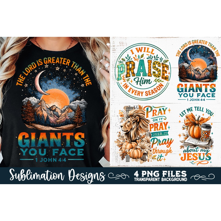 Christian Fall Inspirational 4 PNG Retro PNG Sublimation (5) 4