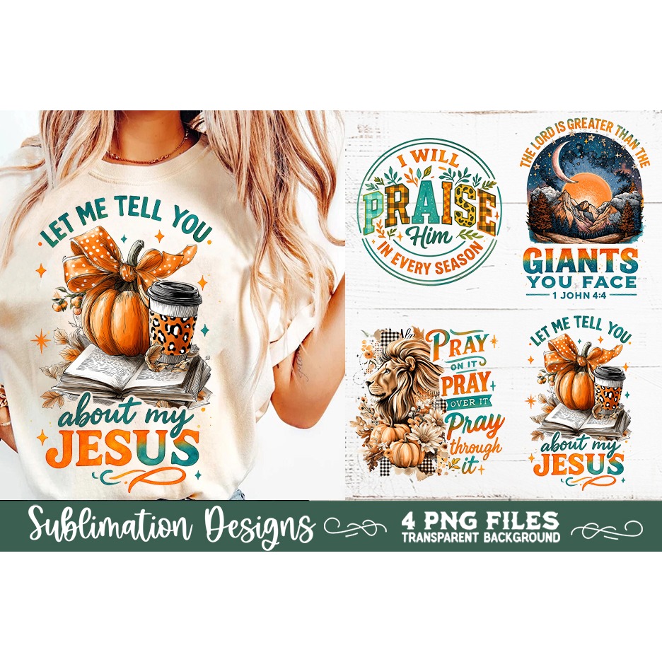 Christian Fall Inspirational 4 PNG Retro PNG Sublimation (5) 6
