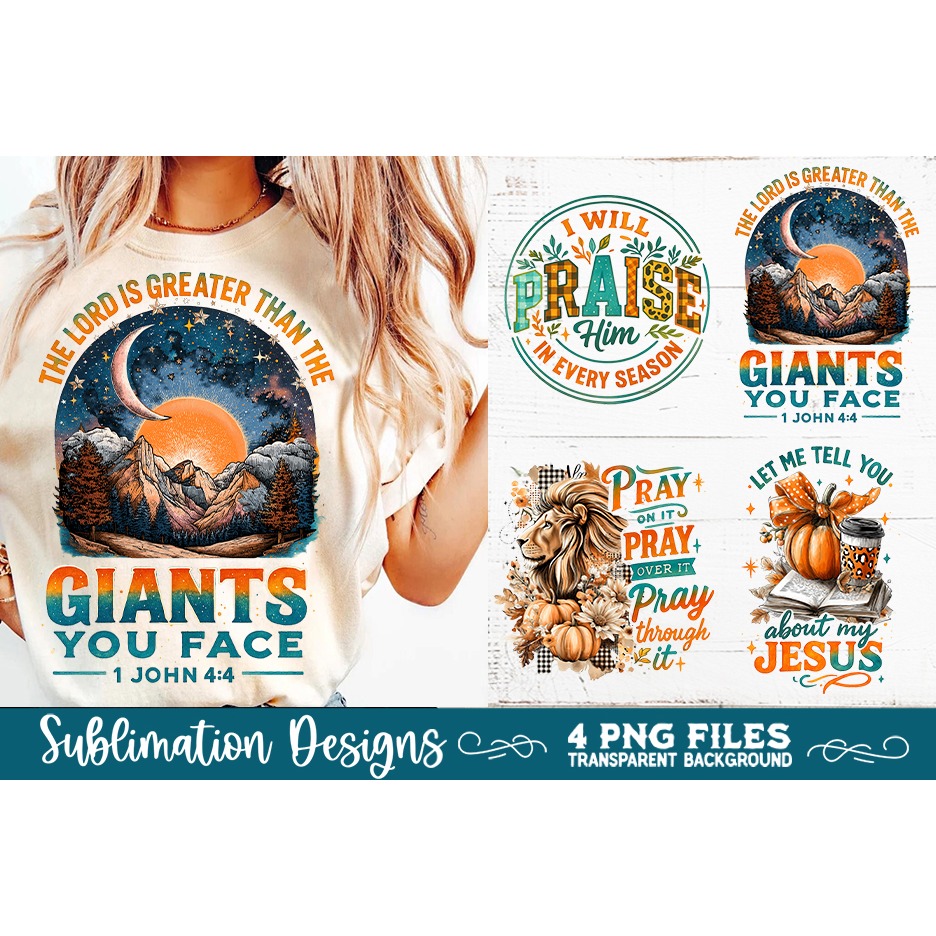 Christian Fall Inspirational 4 PNG Retro PNG Sublimation (5) 7
