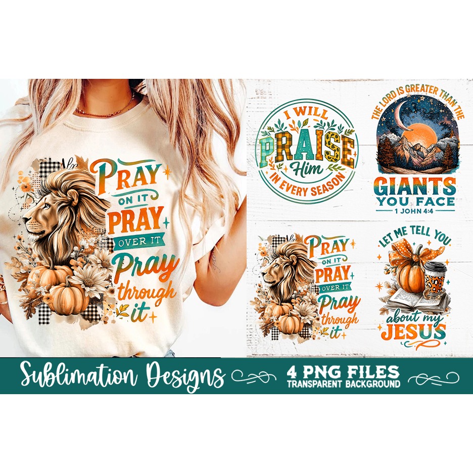 Christian Fall Inspirational 4 PNG Retro PNG Sublimation (5) 8