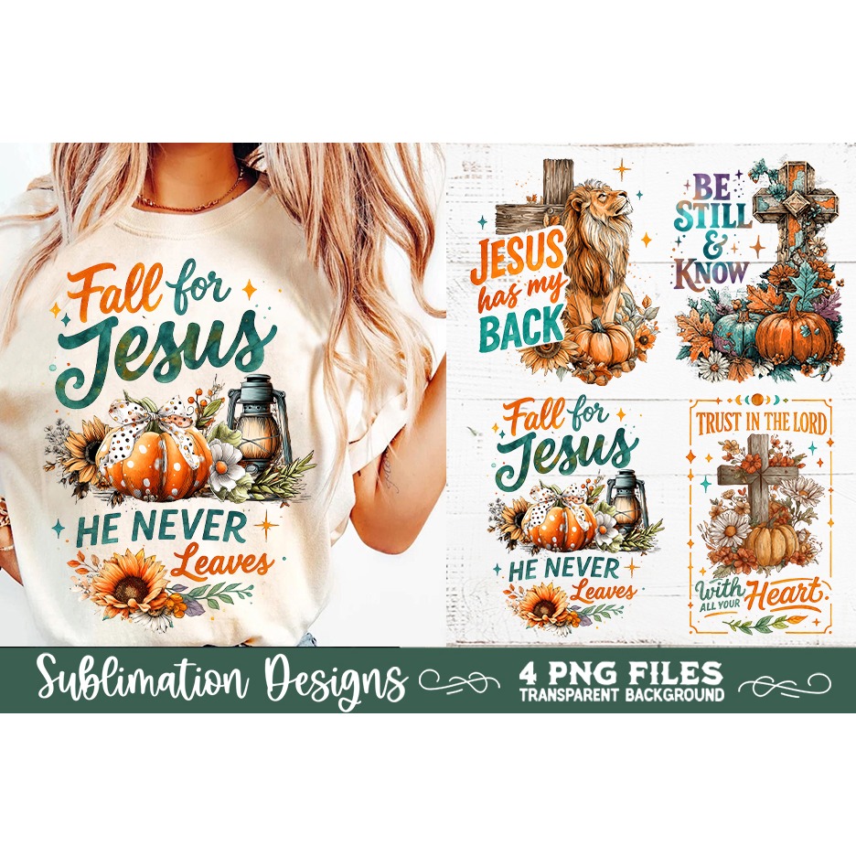 Christian Fall Inspirational 4 PNG Retro PNG Sublimation (6)