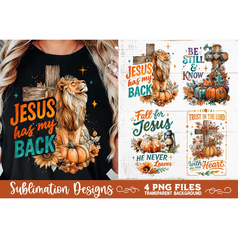 Christian Fall Inspirational 4 PNG Retro PNG Sublimation (6) 2