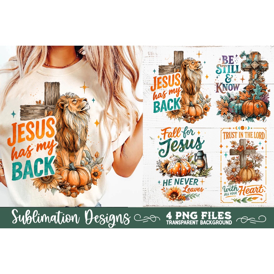 Christian Fall Inspirational 4 PNG Retro PNG Sublimation (6) 3