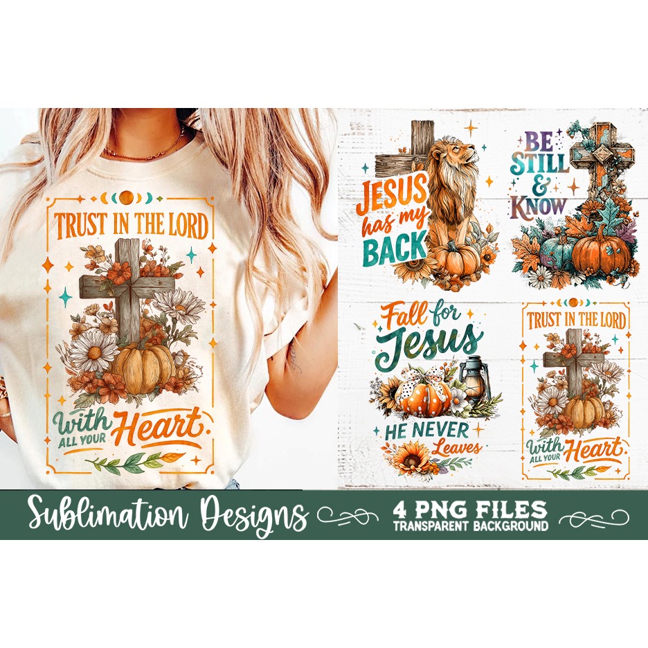 Christian Fall Inspirational 4 PNG Retro PNG Sublimation (6) 4
