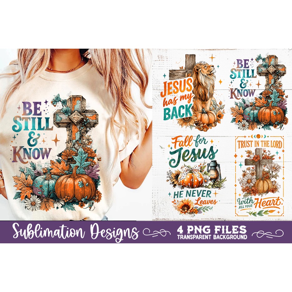 Christian Fall Inspirational 4 PNG Retro PNG Sublimation (6) 5