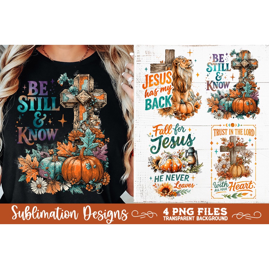 Christian Fall Inspirational 4 PNG Retro PNG Sublimation (6) 7