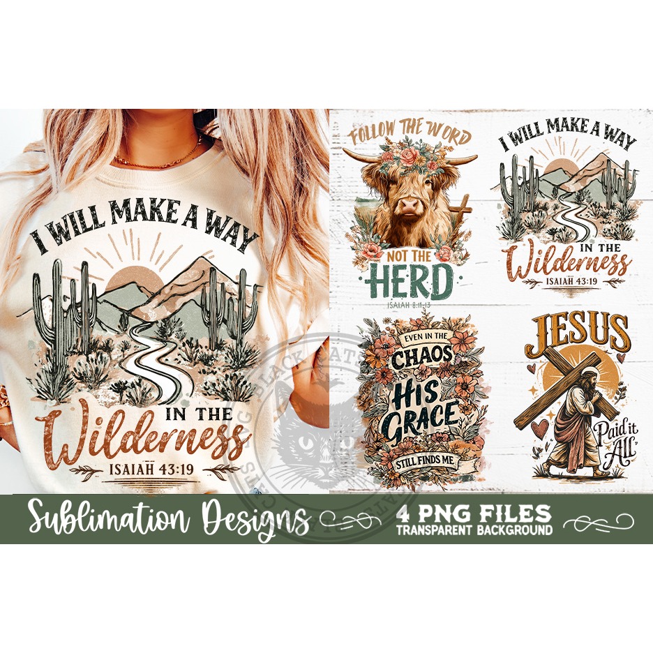 Christian Sublimation PNG Faith Sublimation 4 Designs 8