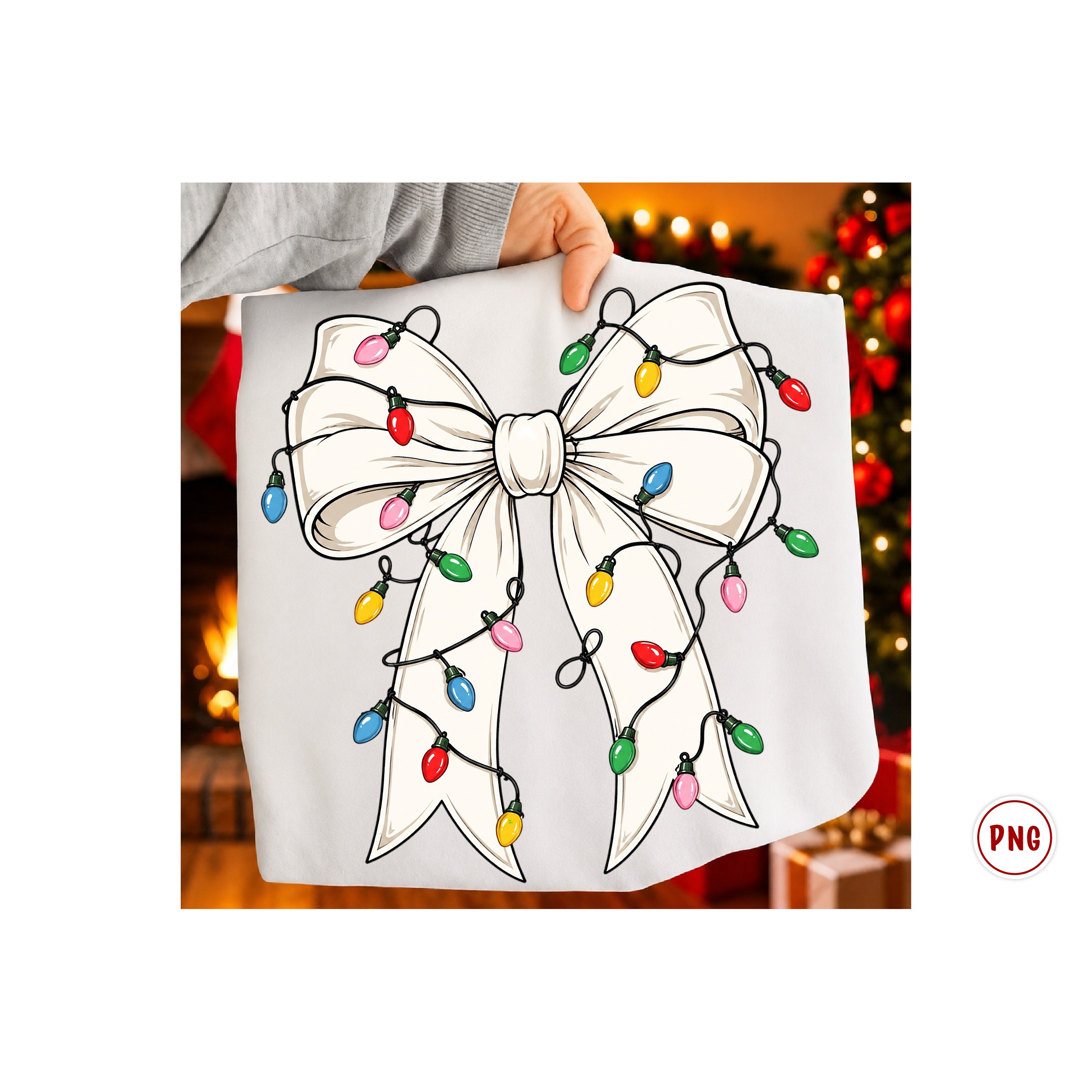 Christmas Coquette Bow PNG (2) 2