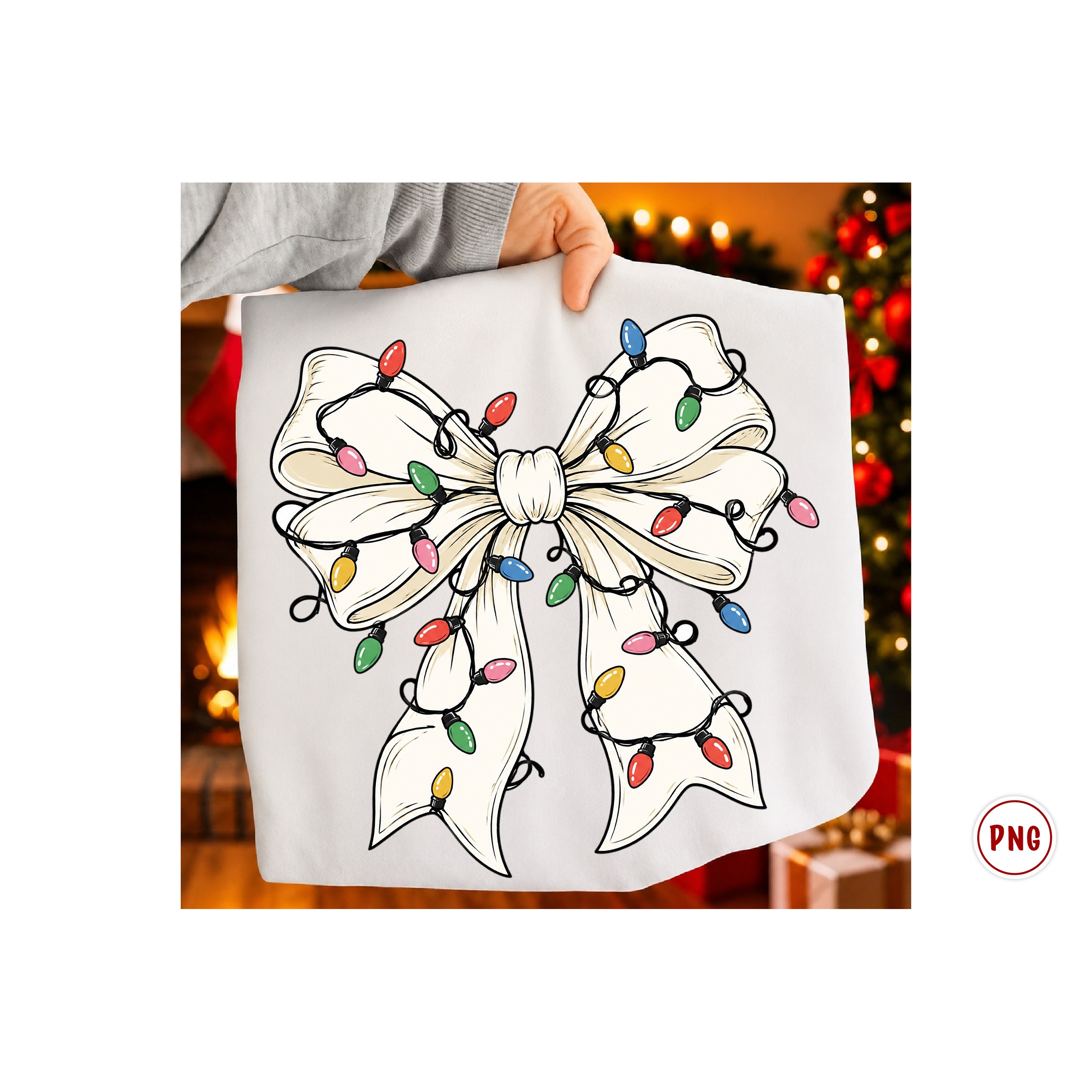 Christmas Coquette Bow PNG (4) 2