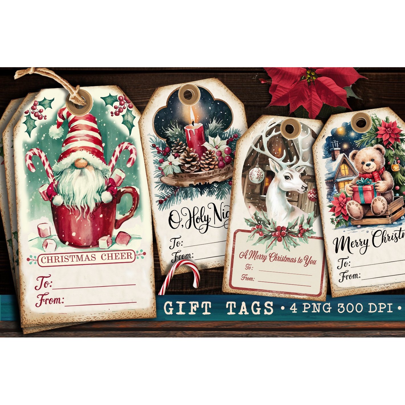 Christmas Gift Tags, Christmas labels, Christmas label tags (4)