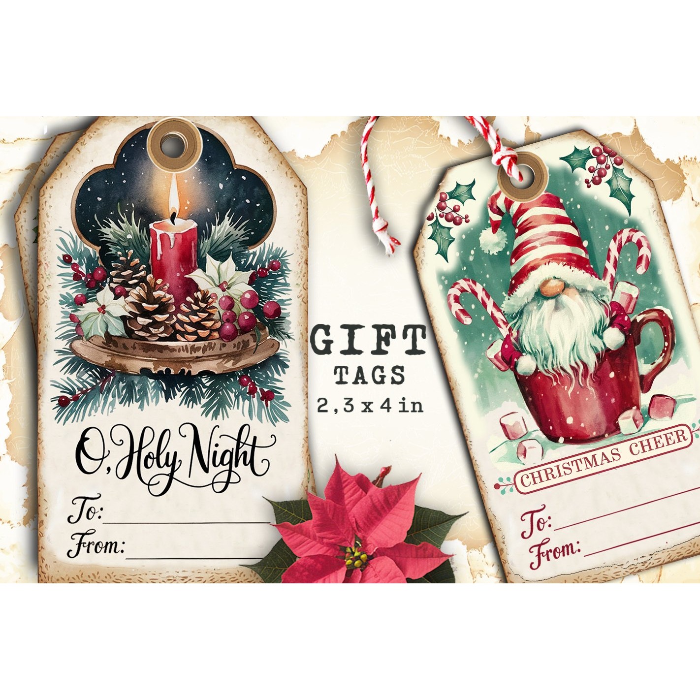 Christmas Gift Tags, Christmas labels, Christmas label tags (4) 3