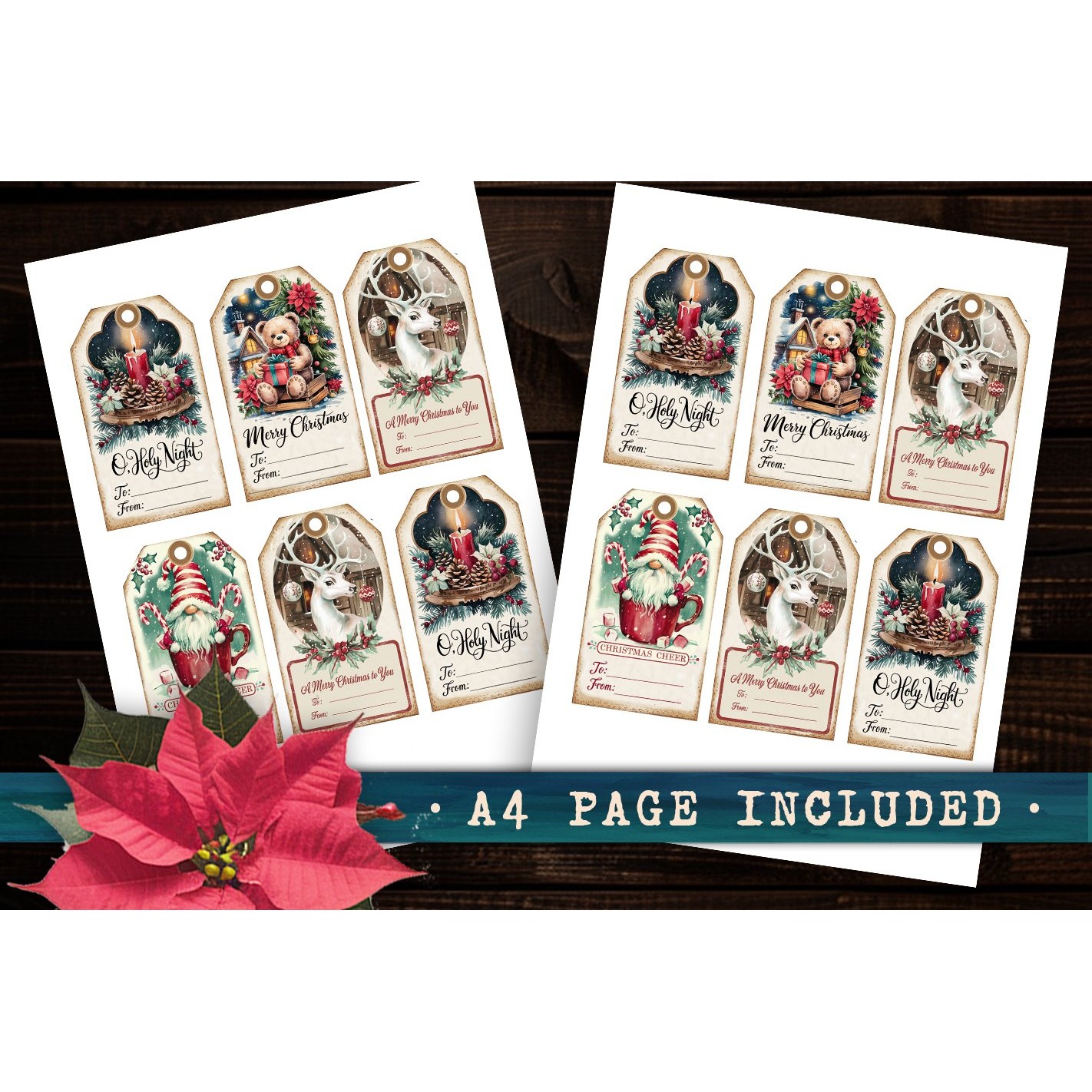 Christmas Gift Tags, Christmas labels, Christmas label tags (4) 4