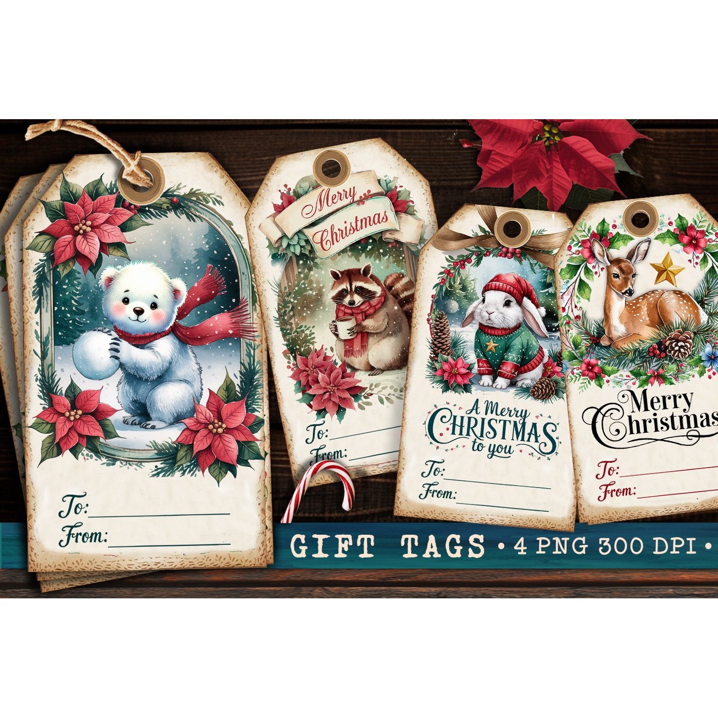 Christmas Gift Tags, Christmas labels, Christmas label tags (5)