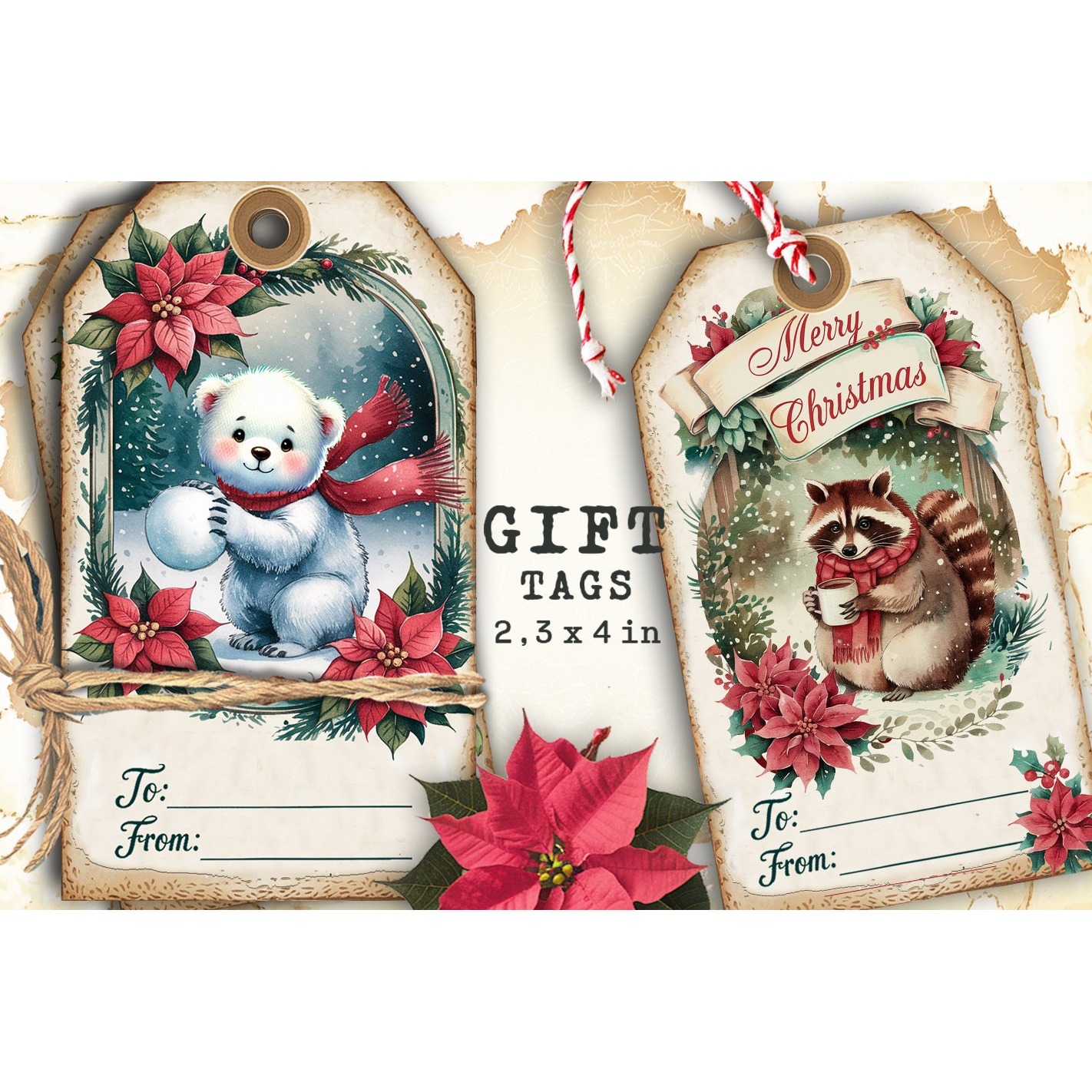 Christmas Gift Tags, Christmas labels, Christmas label tags (5) 2