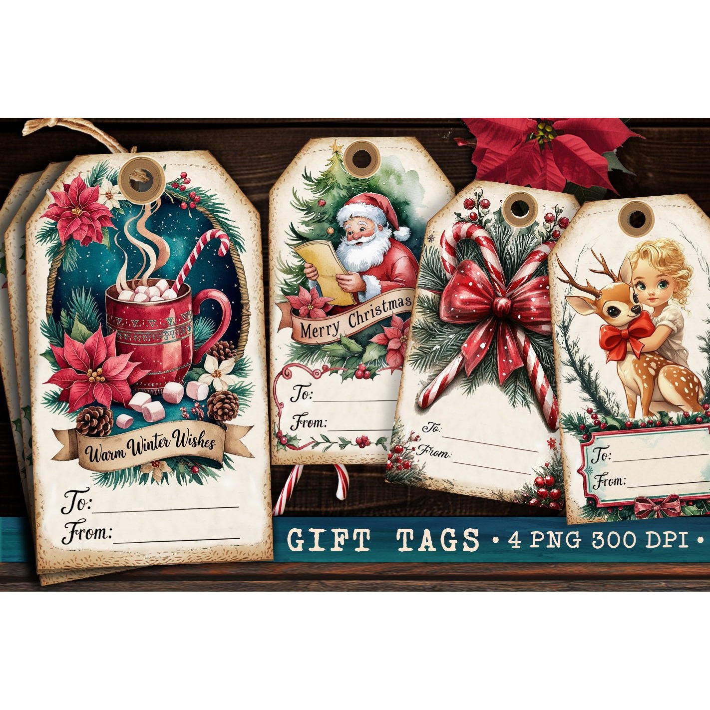Christmas Gift Tags, Christmas labels, Christmas label tags (6)