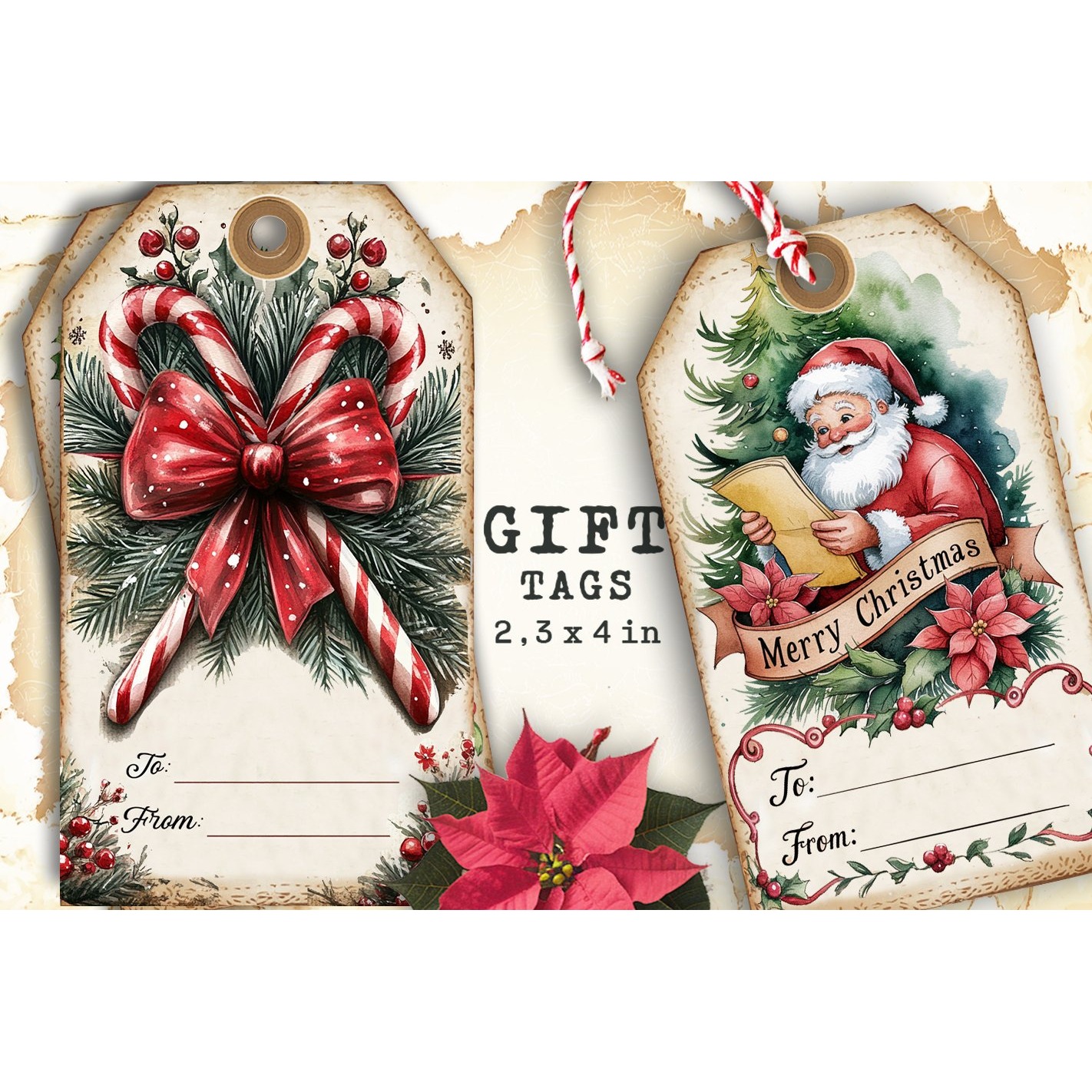 Christmas Gift Tags, Christmas labels, Christmas label tags (6) 3