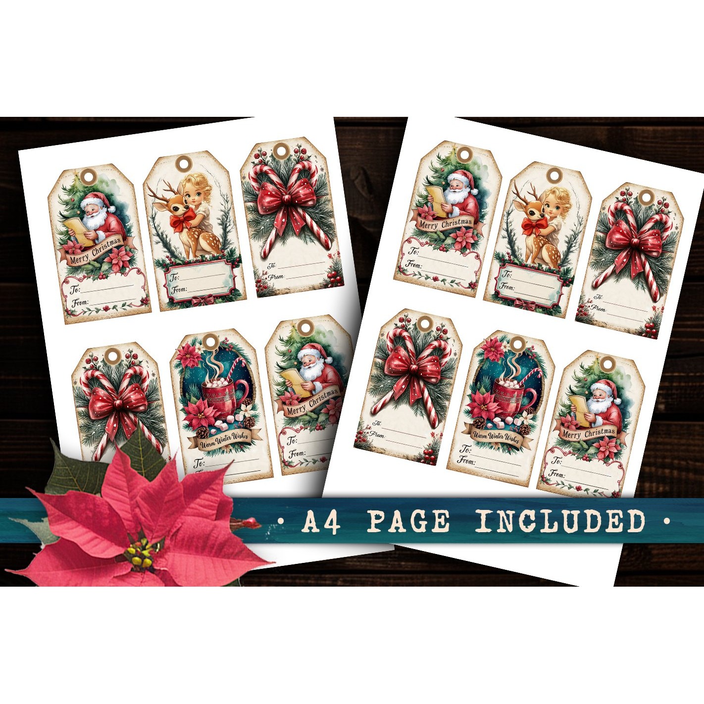 Christmas Gift Tags, Christmas labels, Christmas label tags (6) 5