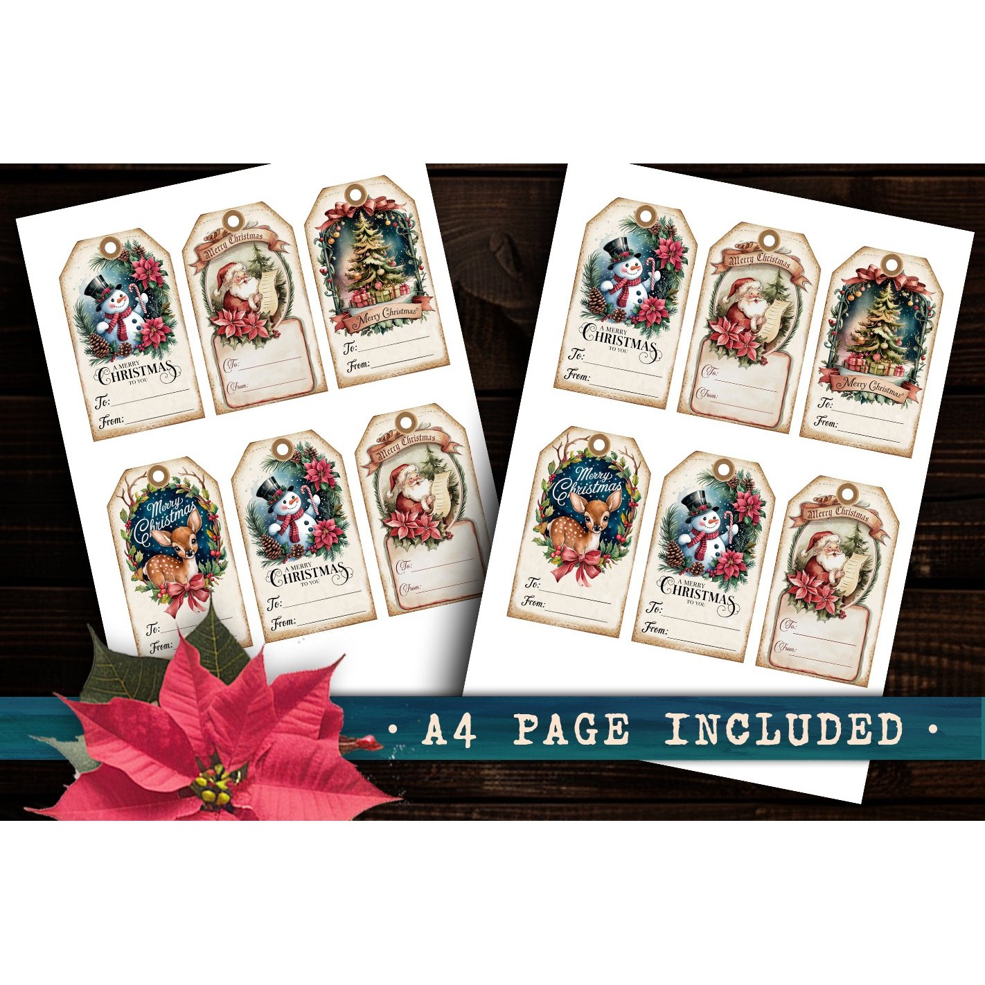 Christmas Gift Tags, Christmas labels, Christmas label tags (8) 4